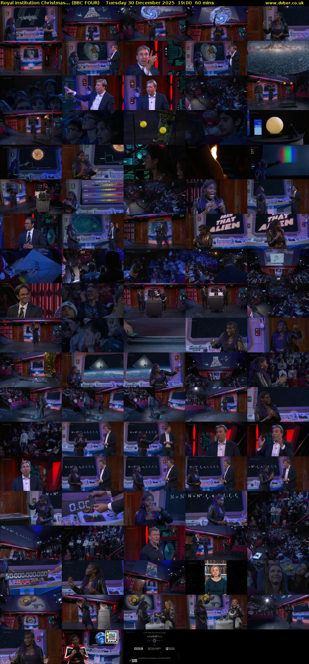 Royal Institution Christmas... (BBC FOUR) Tuesday 30 December 2025 19:00 - 20:00