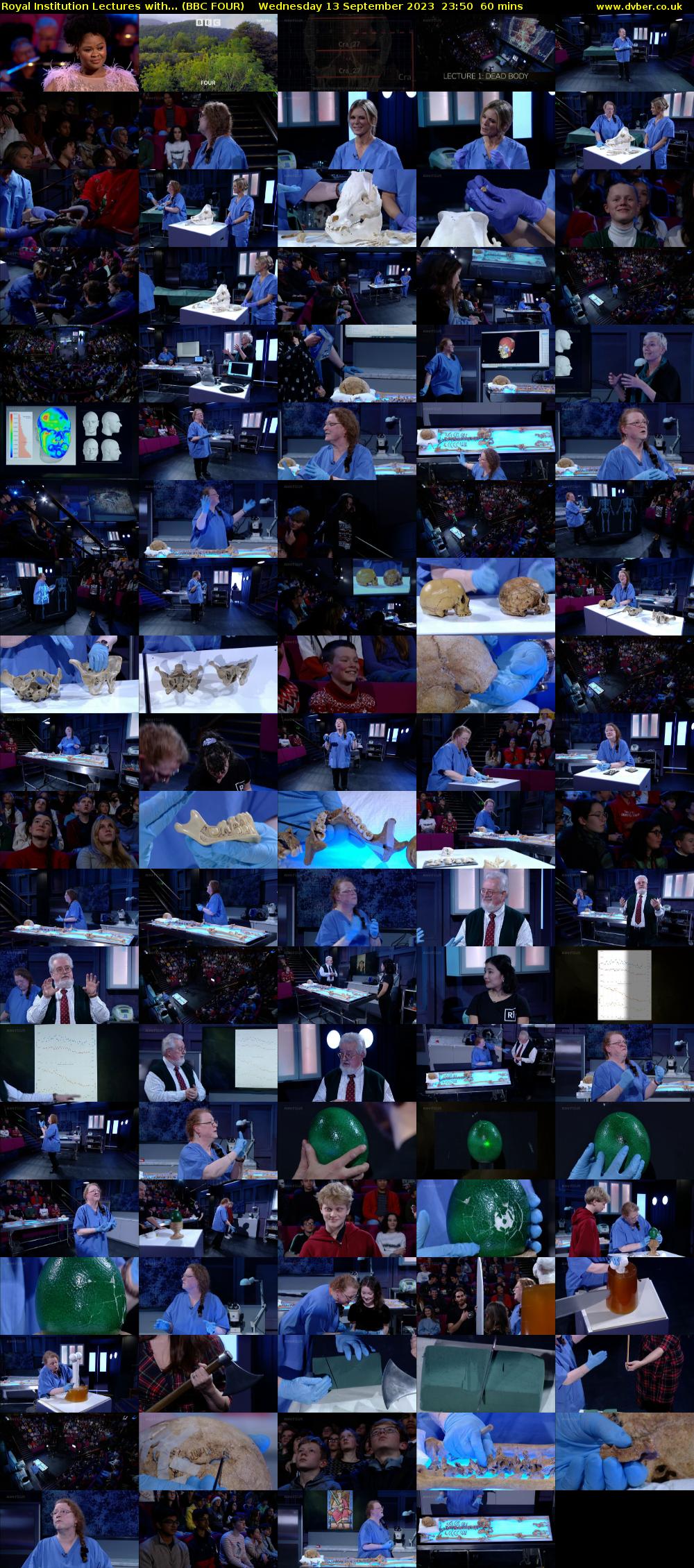 Royal Institution Lectures with... (BBC FOUR) Wednesday 13 September 2023 23:50 - 00:50