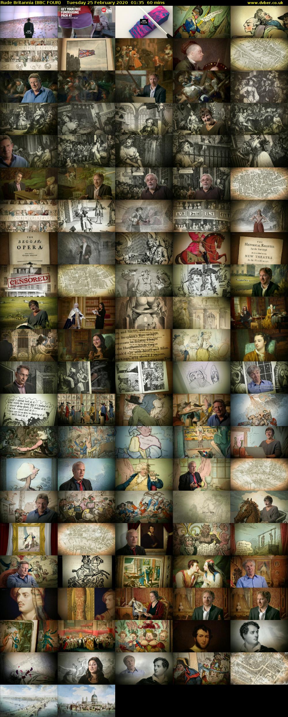 Rude Britannia (BBC FOUR) Tuesday 25 February 2020 01:35 - 02:35