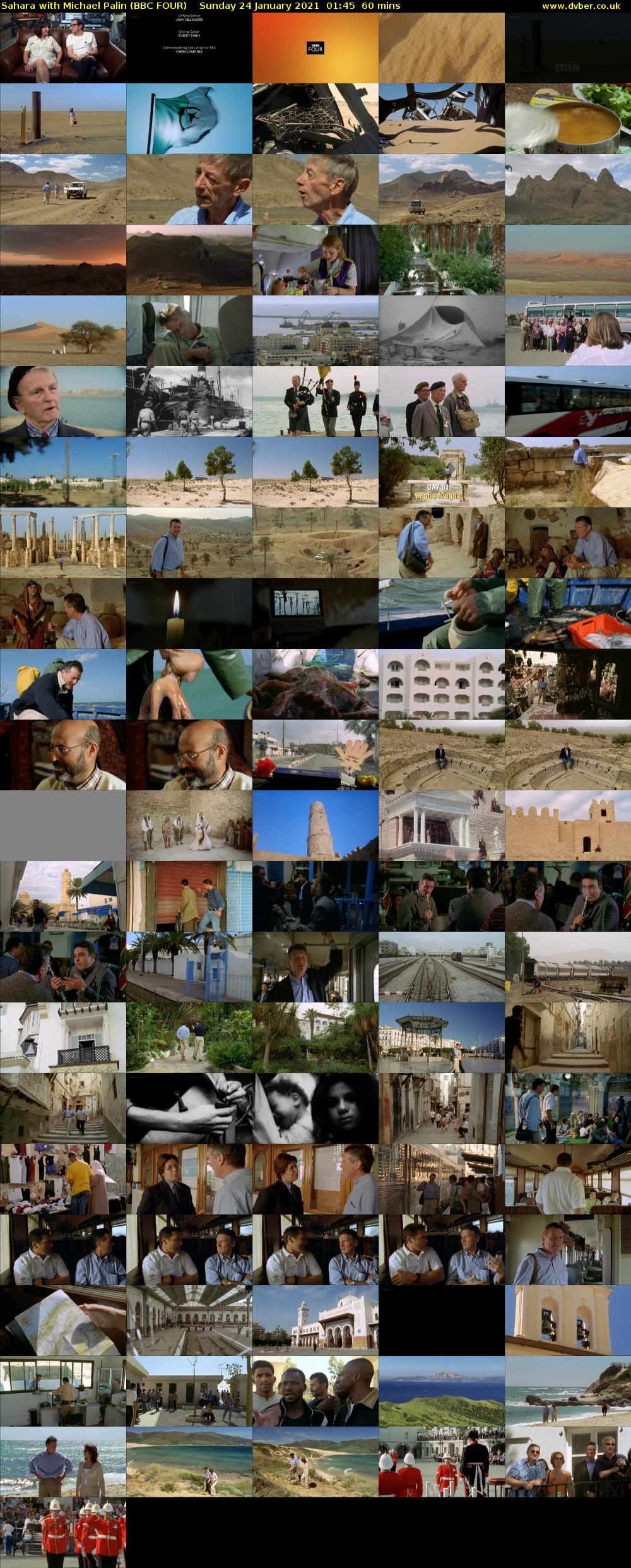 Sahara with Michael Palin (BBC FOUR) Sunday 24 January 2021 01:45 - 02:45