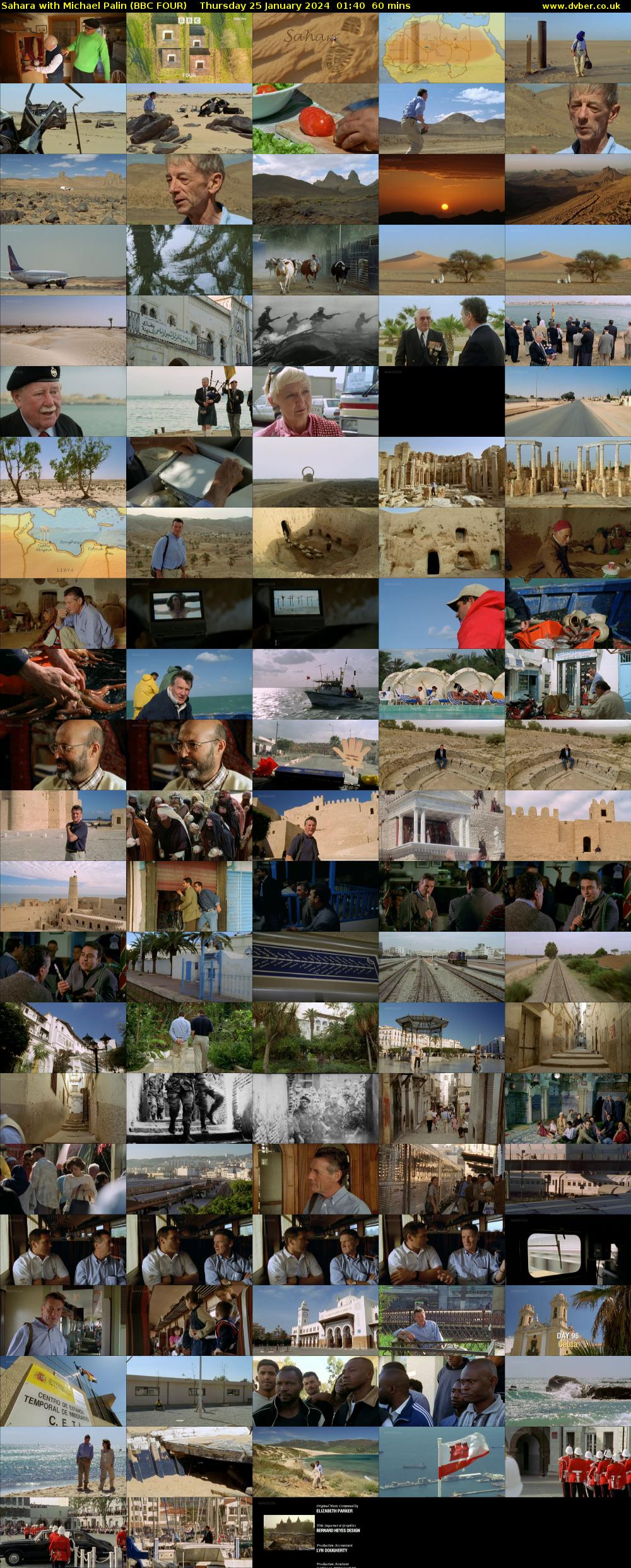 Sahara with Michael Palin (BBC FOUR) Thursday 25 January 2024 01:40 - 02:40