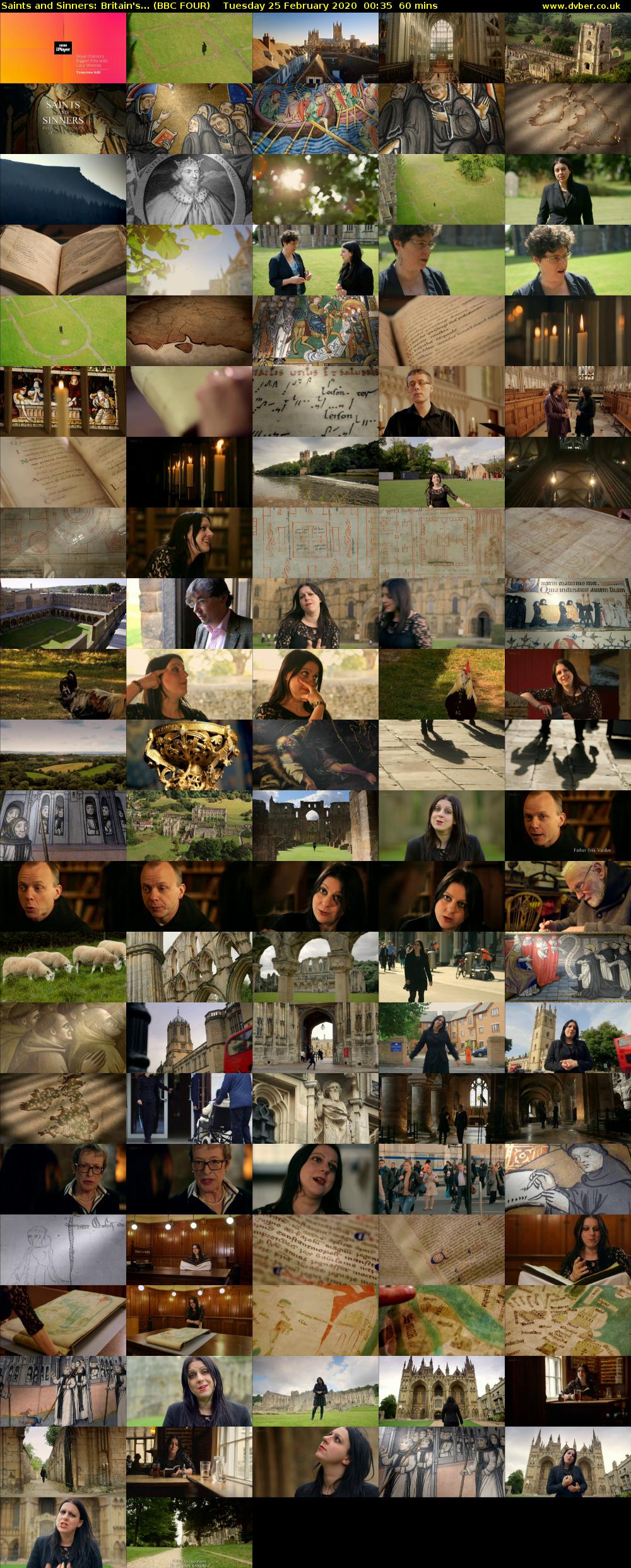 Saints and Sinners: Britain's... (BBC FOUR) Tuesday 25 February 2020 00:35 - 01:35