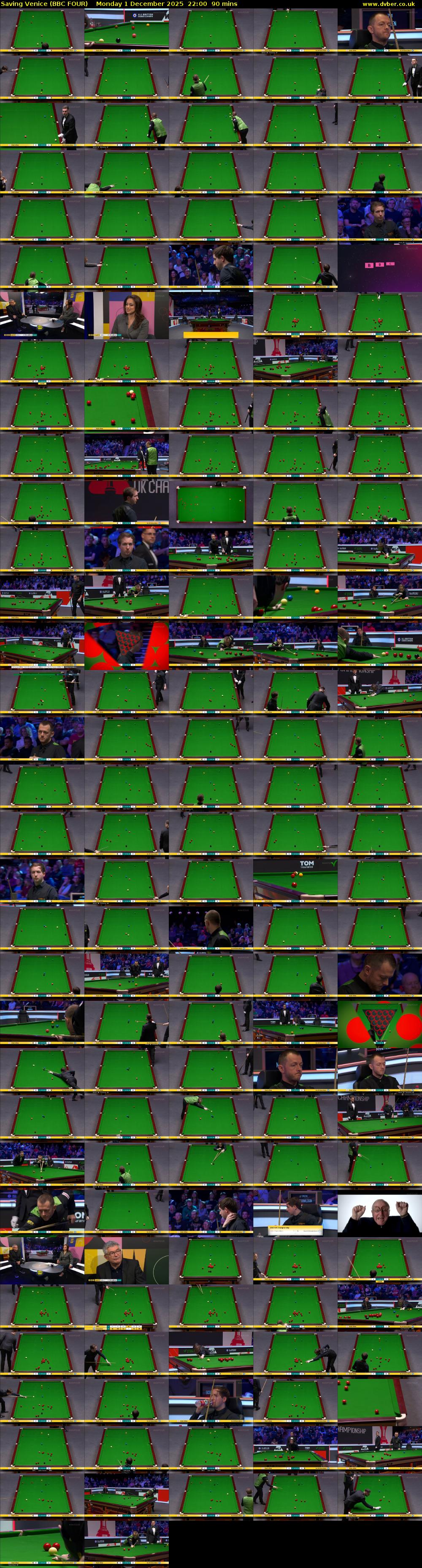 Saving Venice (BBC FOUR) Monday 1 December 2025 22:00 - 23:30