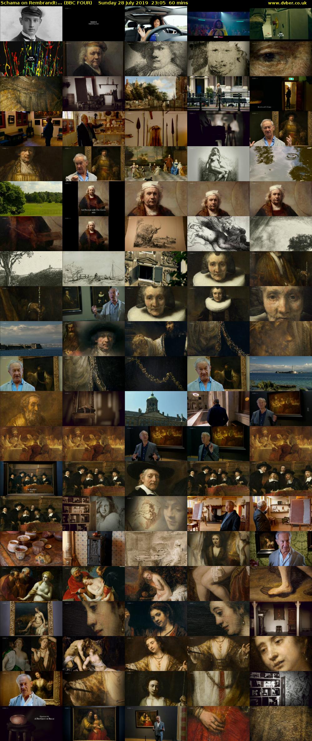 Schama on Rembrandt:... (BBC FOUR) Sunday 28 July 2019 23:05 - 00:05
