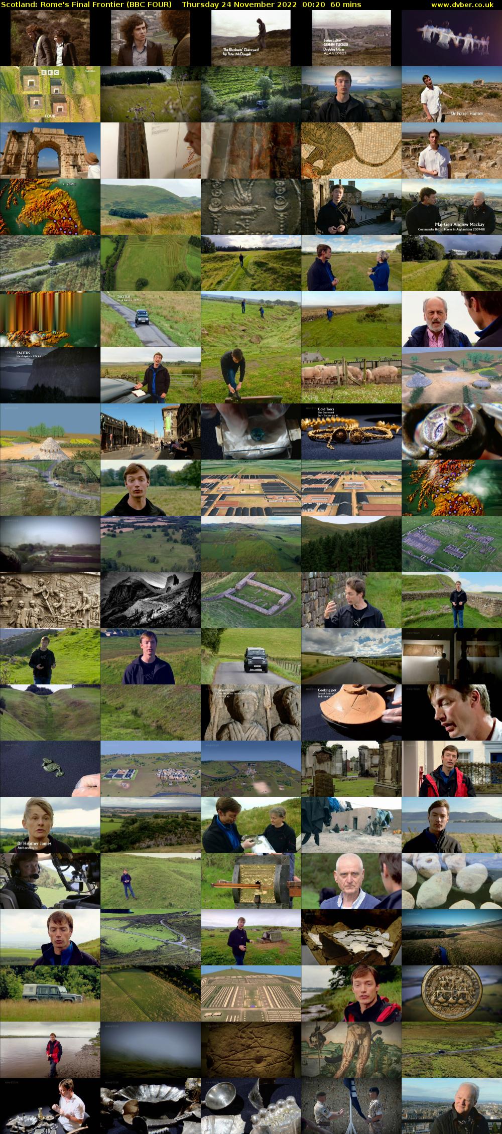 Scotland: Rome's Final Frontier (BBC FOUR) Thursday 24 November 2022 00:20 - 01:20