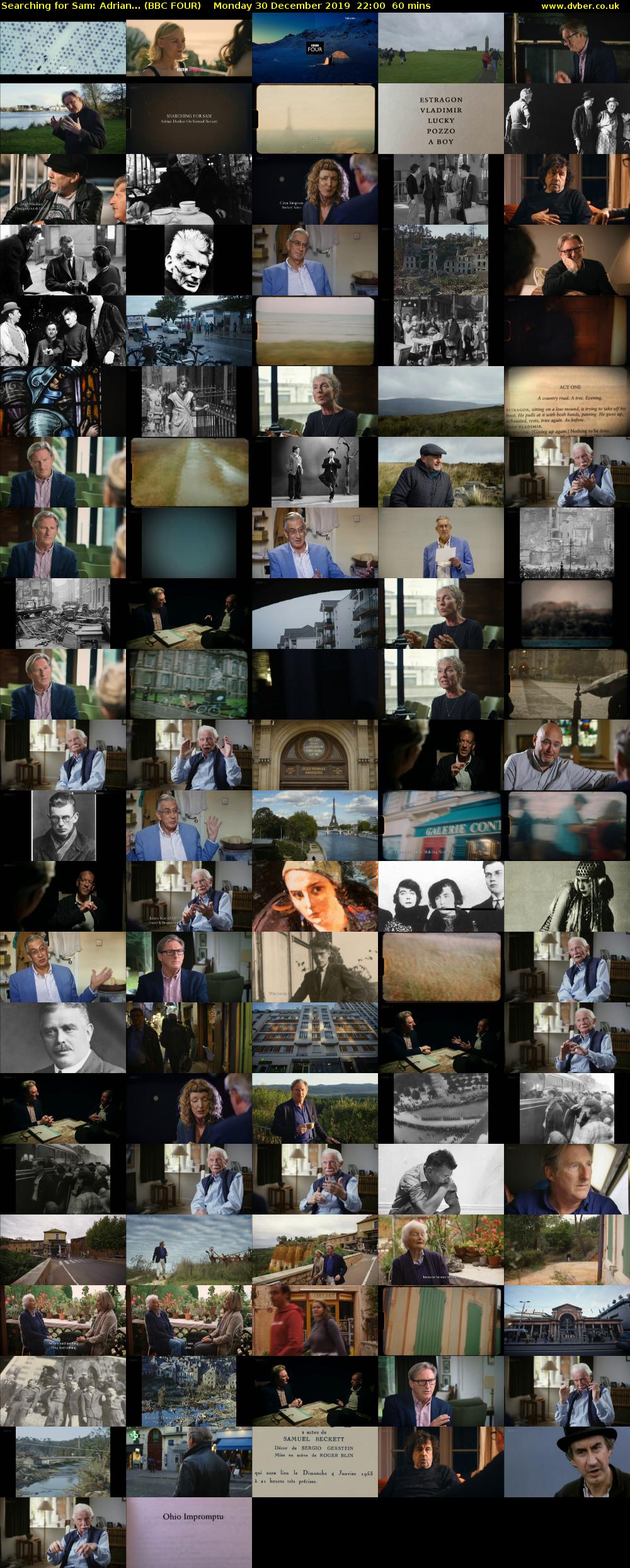 Searching for Sam: Adrian... (BBC FOUR) Monday 30 December 2019 22:00 - 23:00