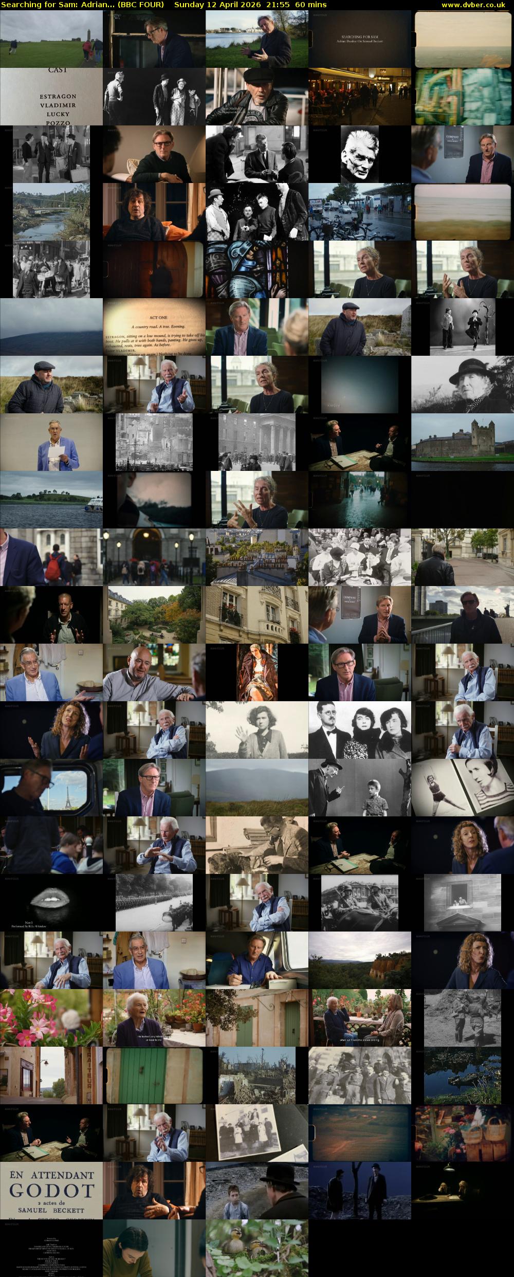 Searching for Sam: Adrian... (BBC FOUR) Sunday 12 April 2026 21:55 - 22:55
