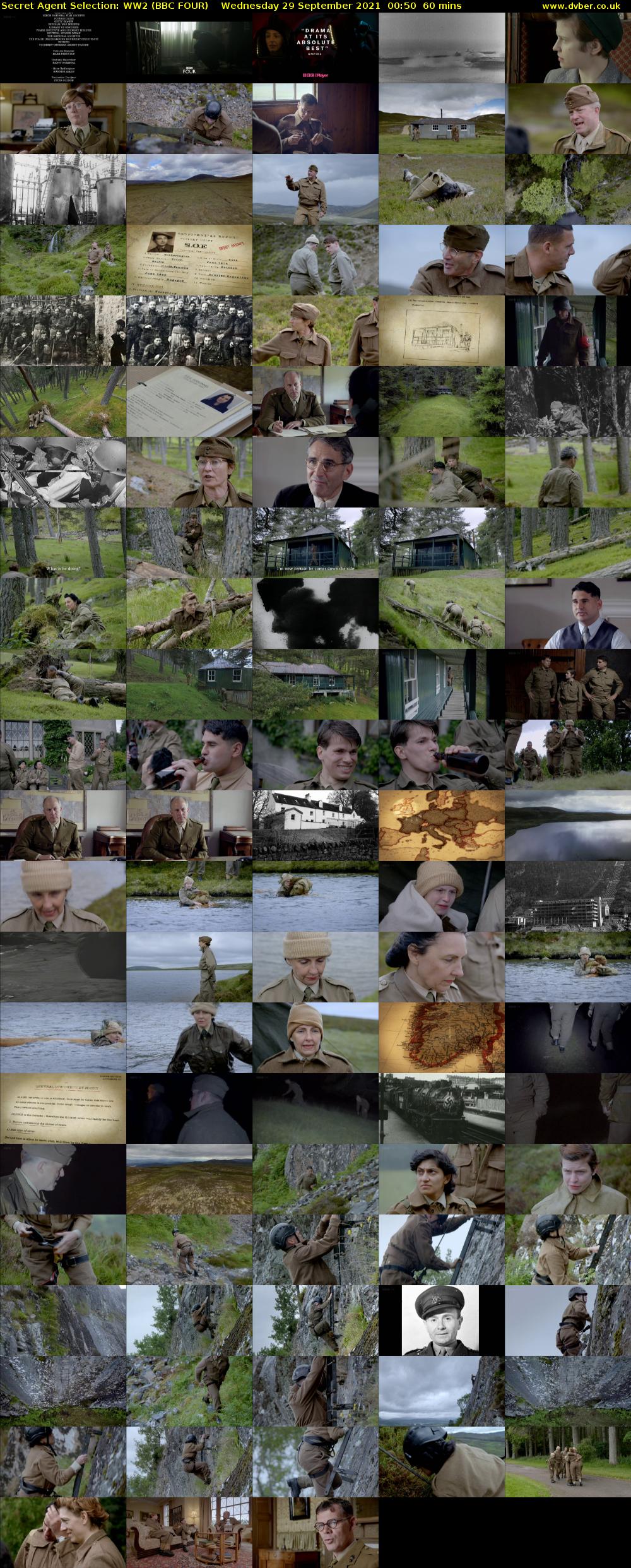 Secret Agent Selection: WW2 (BBC FOUR) Wednesday 29 September 2021 00:50 - 01:50
