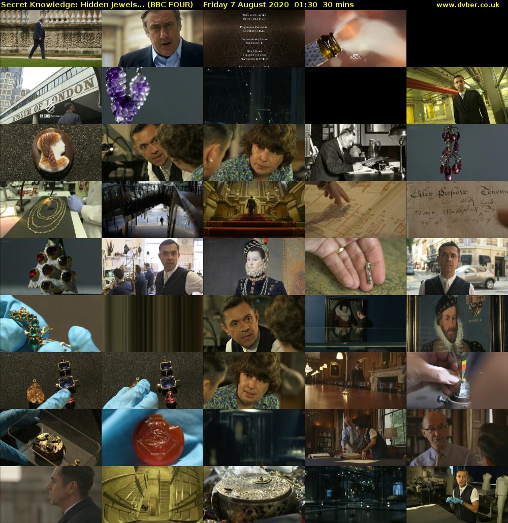 Secret Knowledge: Hidden Jewels... (BBC FOUR) Friday 7 August 2020 01:30 - 02:00