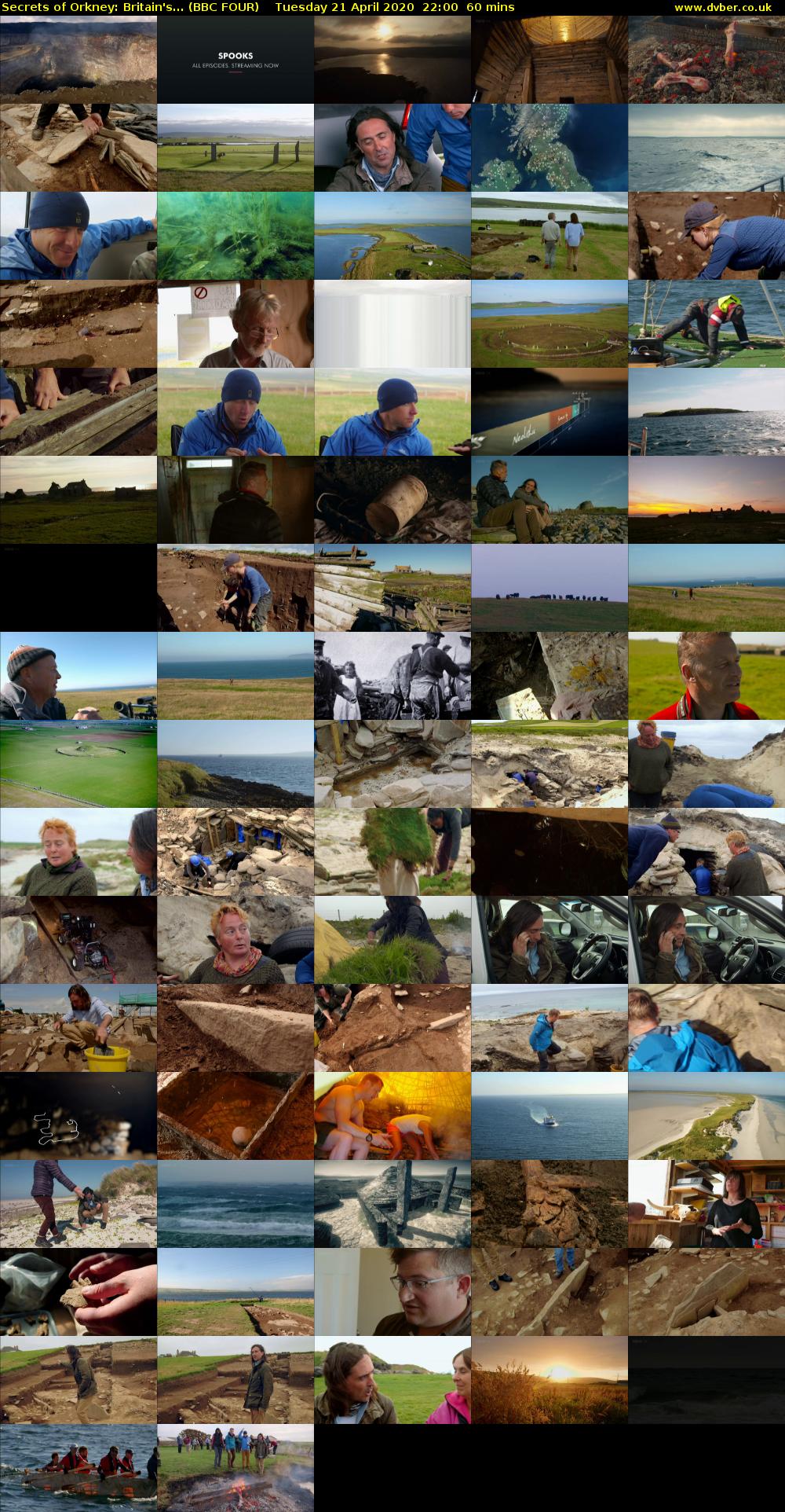 Secrets of Orkney: Britain's... (BBC FOUR) Tuesday 21 April 2020 22:00 - 23:00