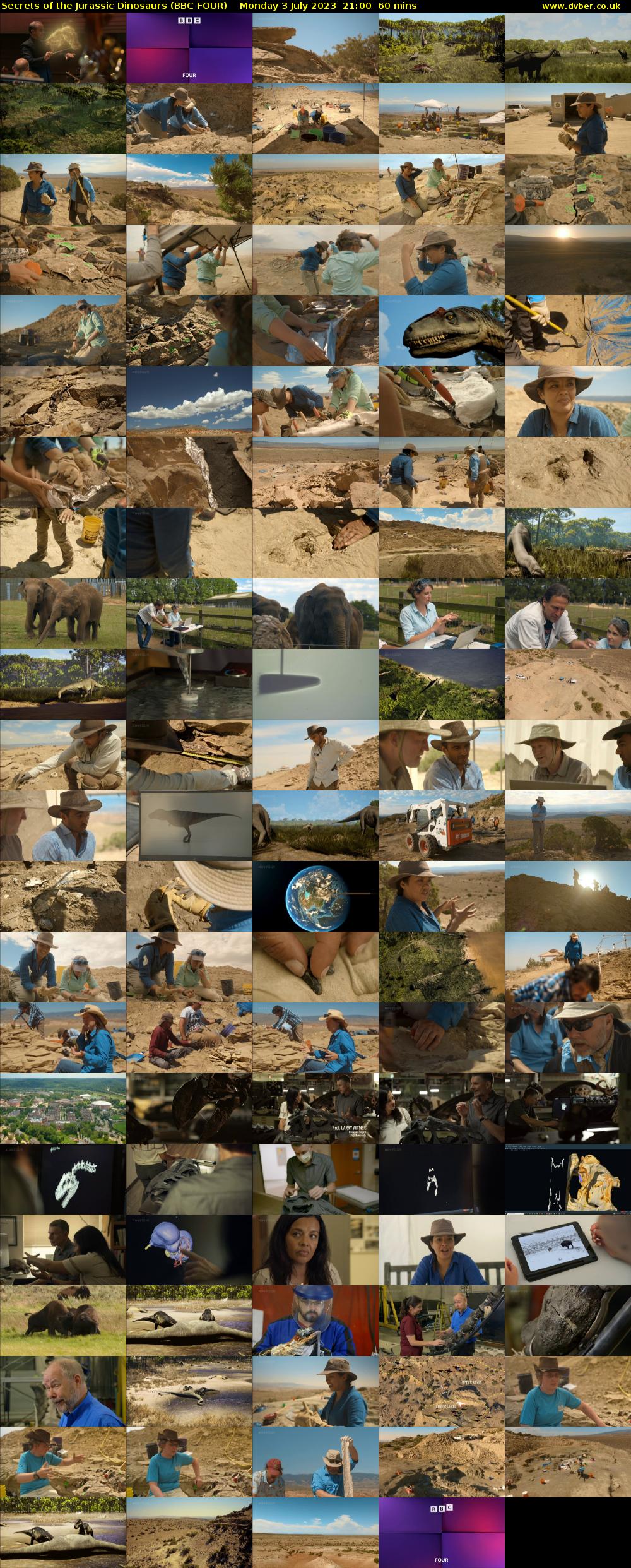 Secrets of the Jurassic Dinosaurs (BBC FOUR) Monday 3 July 2023 21:00 - 22:00