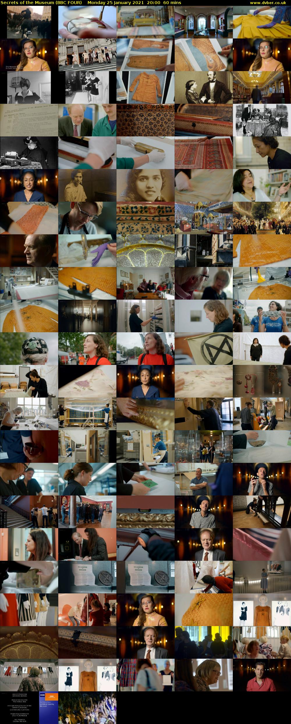 Secrets of the Museum (BBC FOUR) Monday 25 January 2021 20:00 - 21:00