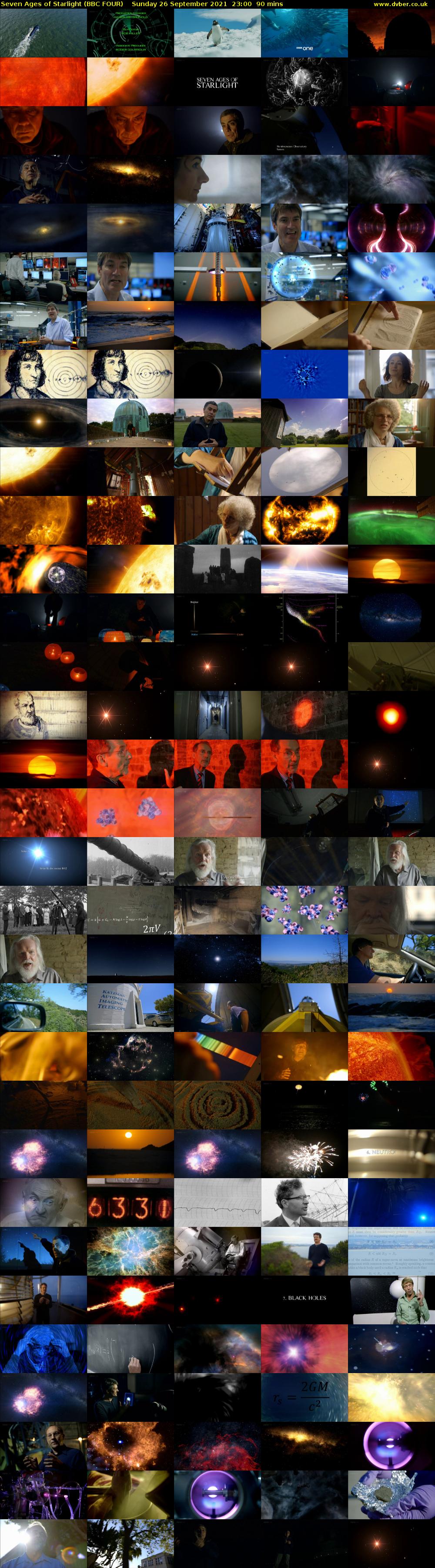 Seven Ages of Starlight (BBC FOUR) Sunday 26 September 2021 23:00 - 00:30