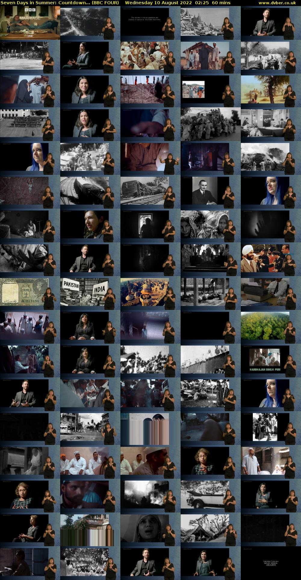 Seven Days in Summer: Countdown... (BBC FOUR) Wednesday 10 August 2022 02:25 - 03:25