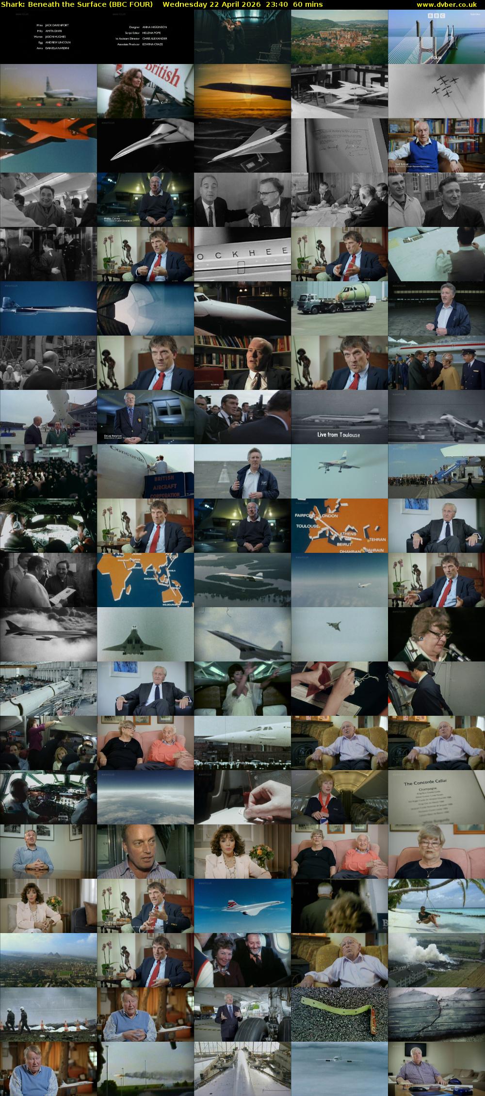 Shark: Beneath the Surface (BBC FOUR) Wednesday 22 April 2026 23:40 - 00:40