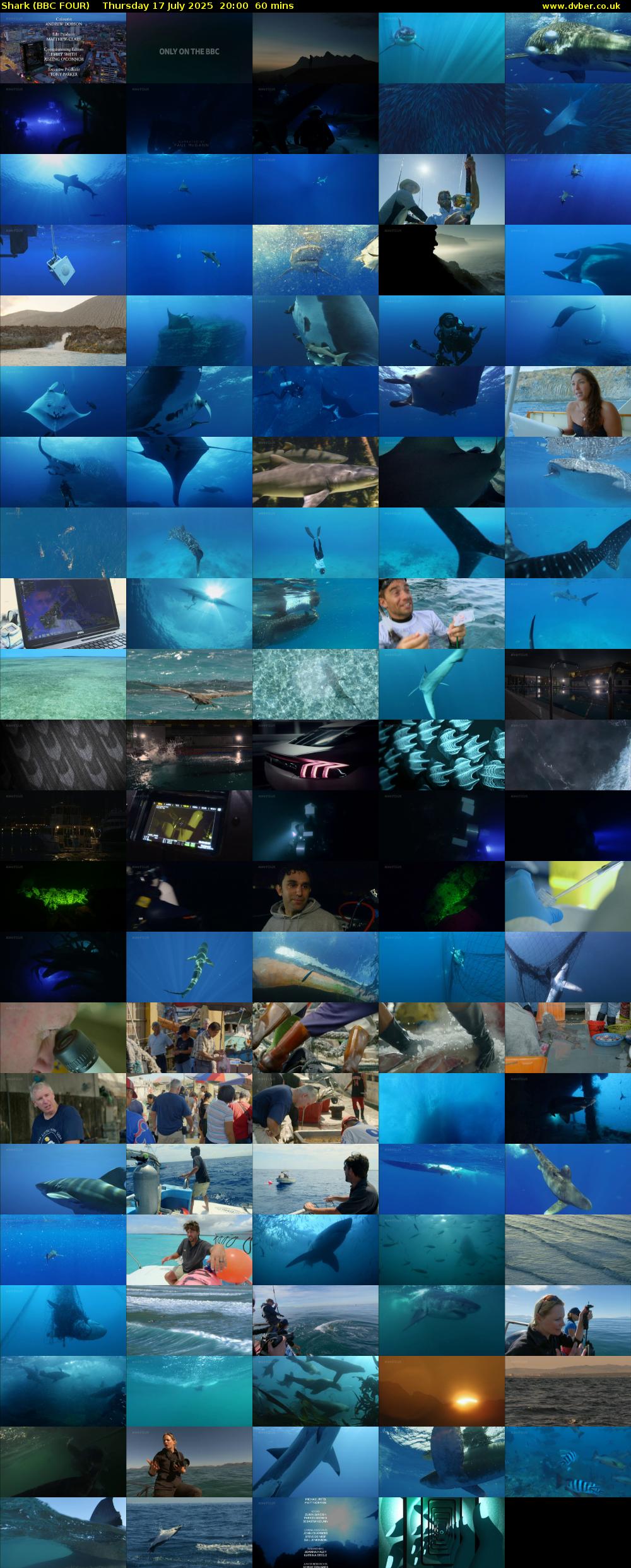 Shark (BBC FOUR) Thursday 17 July 2025 20:00 - 21:00