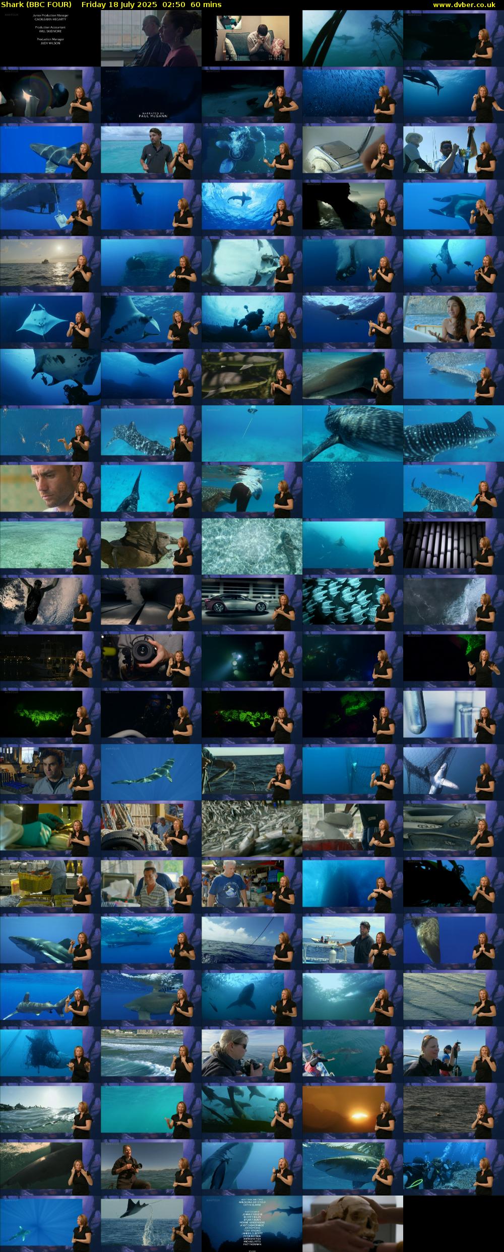 Shark (BBC FOUR) Friday 18 July 2025 02:50 - 03:50