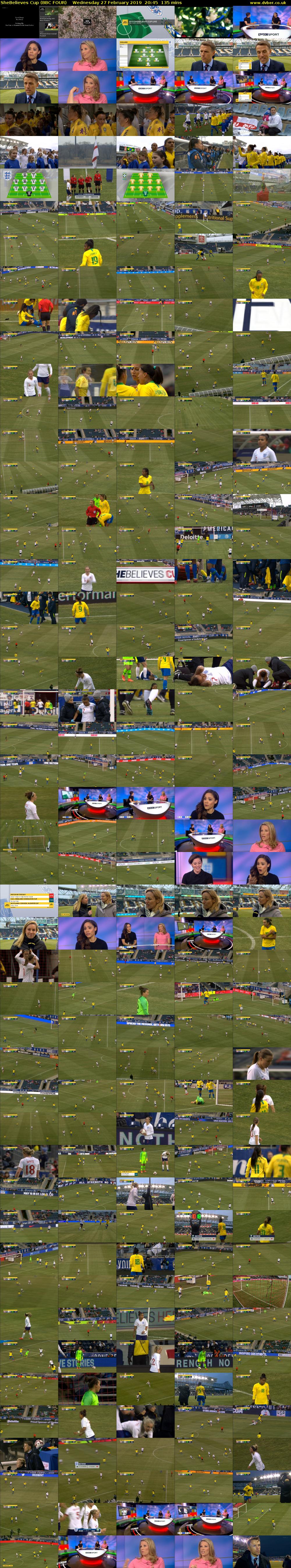 SheBelieves Cup (BBC FOUR) Wednesday 27 February 2019 20:45 - 23:00