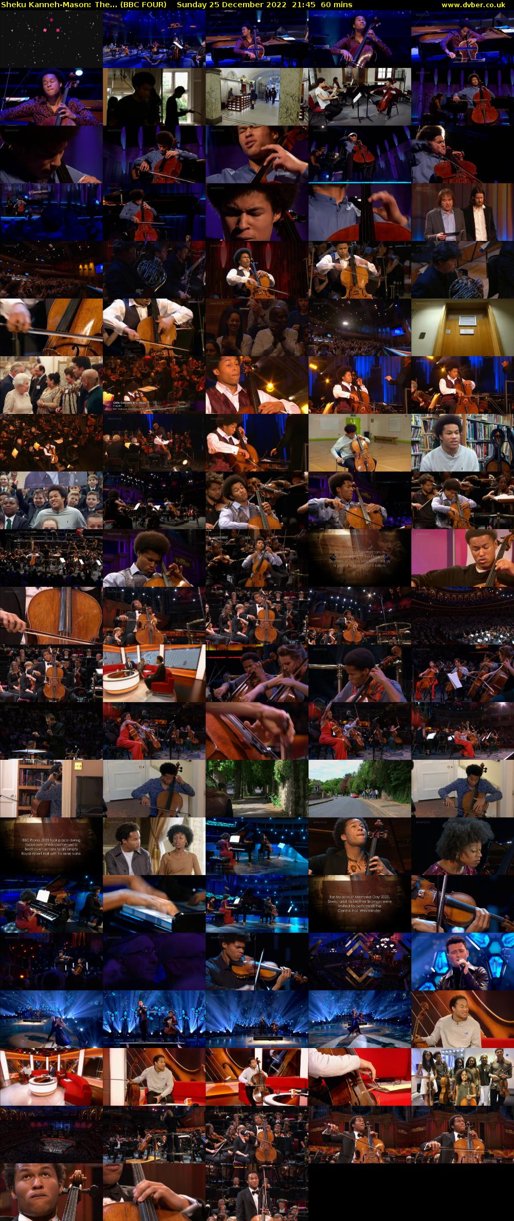 Sheku Kanneh-Mason: The... (BBC FOUR) Sunday 25 December 2022 21:45 - 22:45