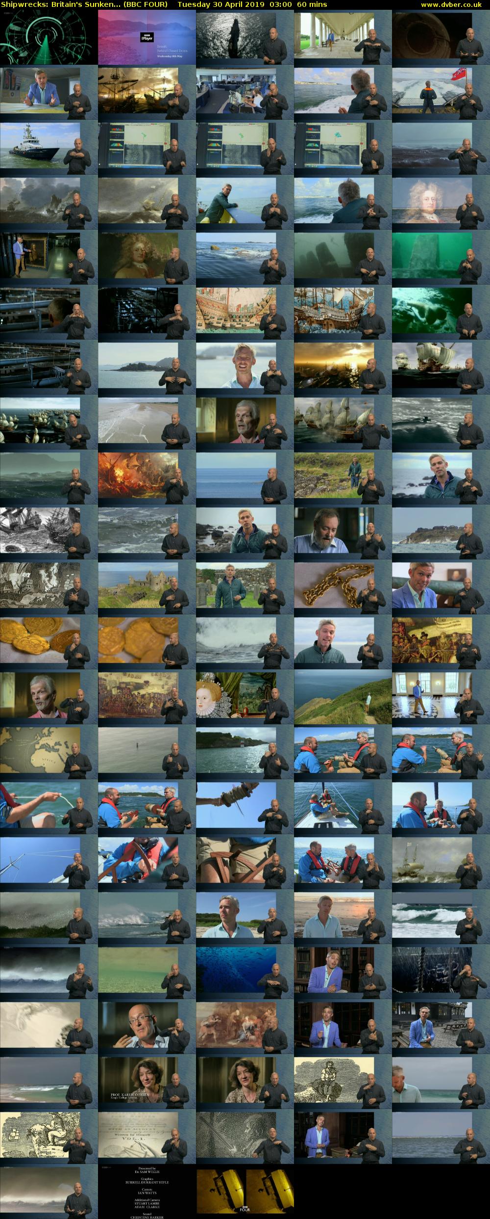 Shipwrecks: Britain's Sunken... (BBC FOUR) Tuesday 30 April 2019 03:00 - 04:00