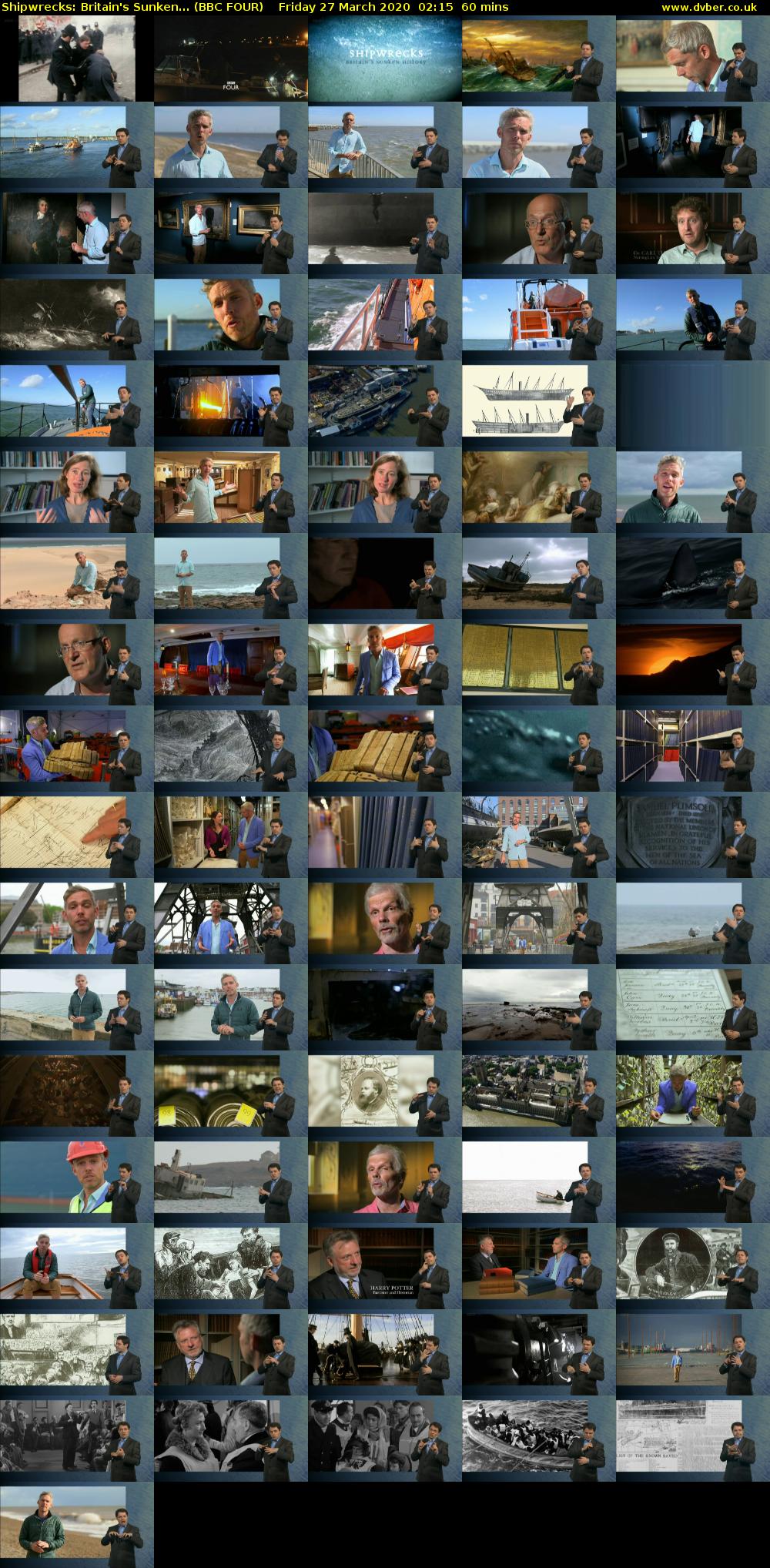 Shipwrecks: Britain's Sunken... (BBC FOUR) Friday 27 March 2020 02:15 - 03:15