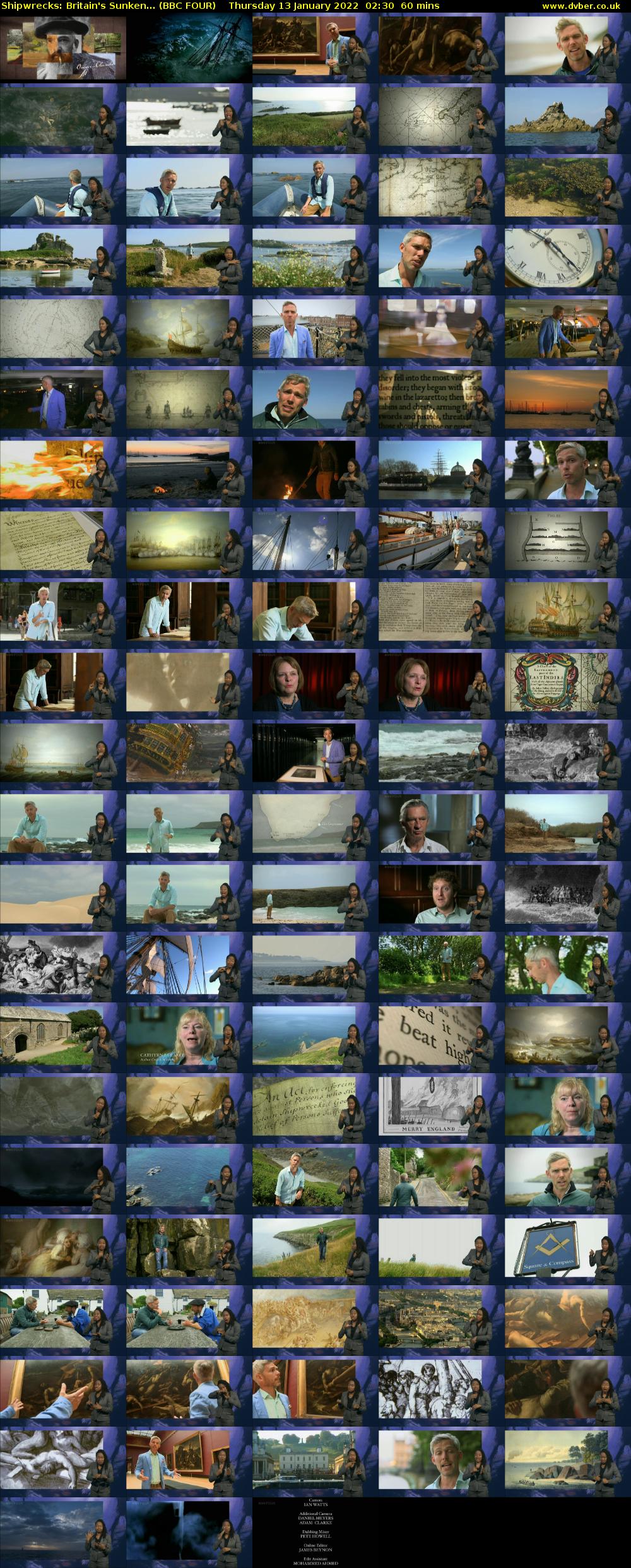 Shipwrecks: Britain's Sunken... (BBC FOUR) Thursday 13 January 2022 02:30 - 03:30