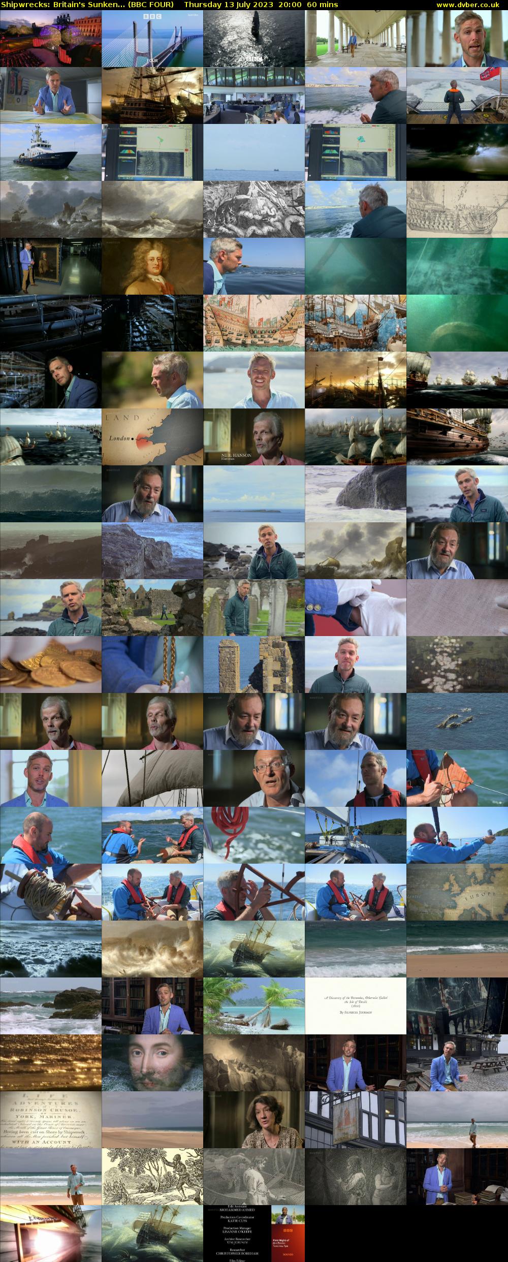 Shipwrecks: Britain's Sunken... (BBC FOUR) Thursday 13 July 2023 20:00 - 21:00
