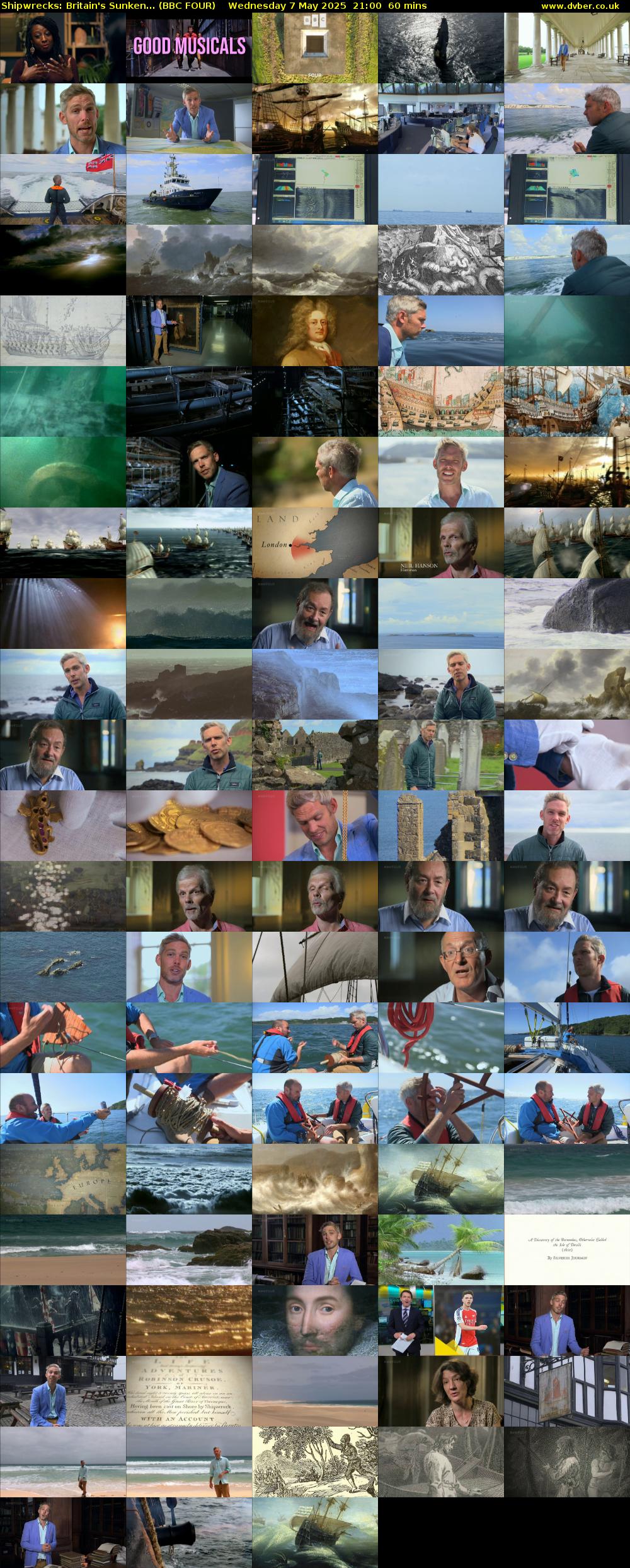 Shipwrecks: Britain's Sunken... (BBC FOUR) Wednesday 7 May 2025 21:00 - 22:00