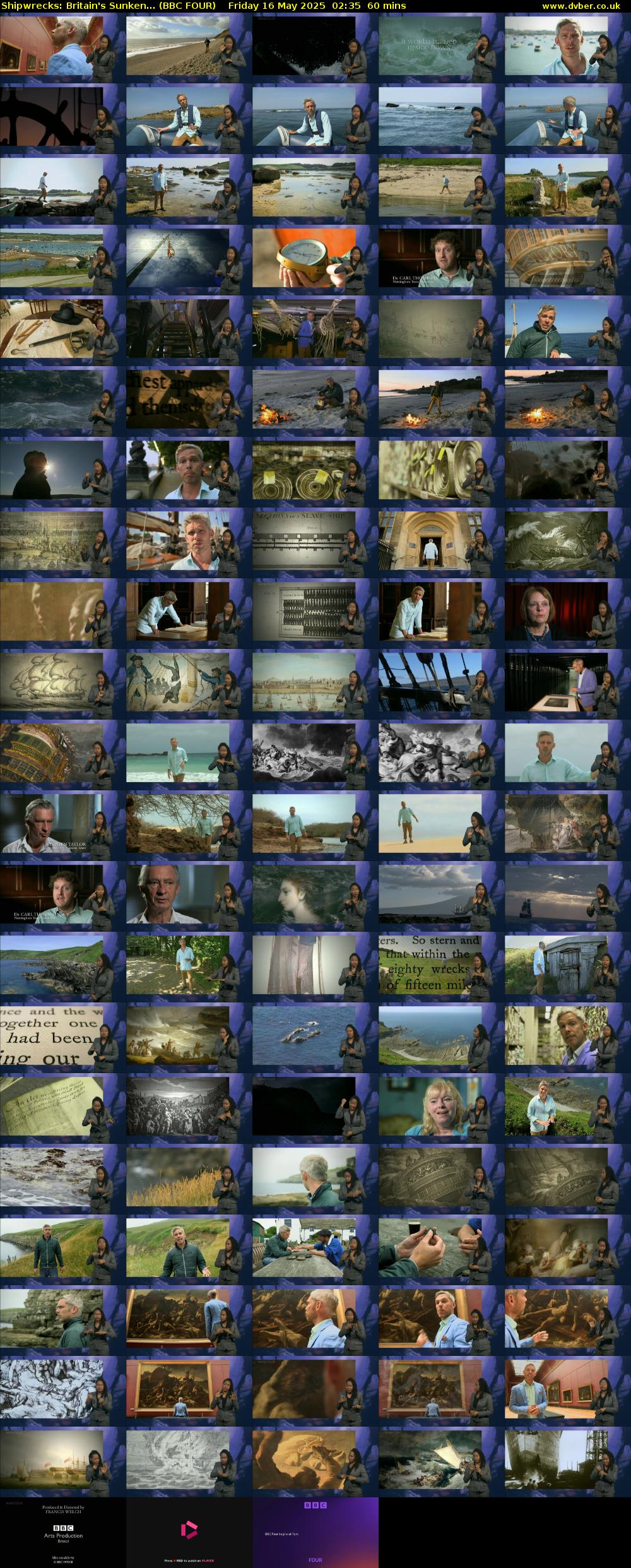 Shipwrecks: Britain's Sunken... (BBC FOUR) Friday 16 May 2025 02:35 - 03:35