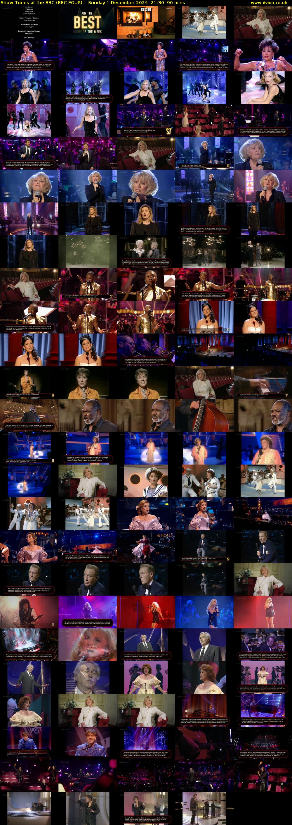 Show Tunes at the BBC (BBC FOUR) Sunday 1 December 2024 21:30 - 23:00