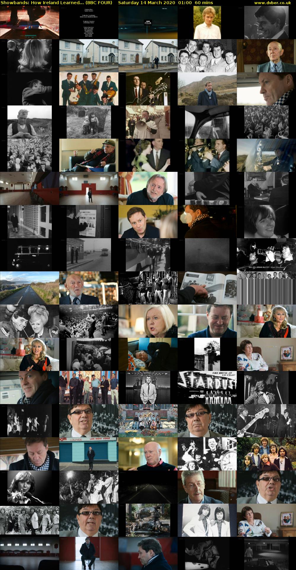 Showbands: How Ireland Learned... (BBC FOUR) Saturday 14 March 2020 01:00 - 02:00
