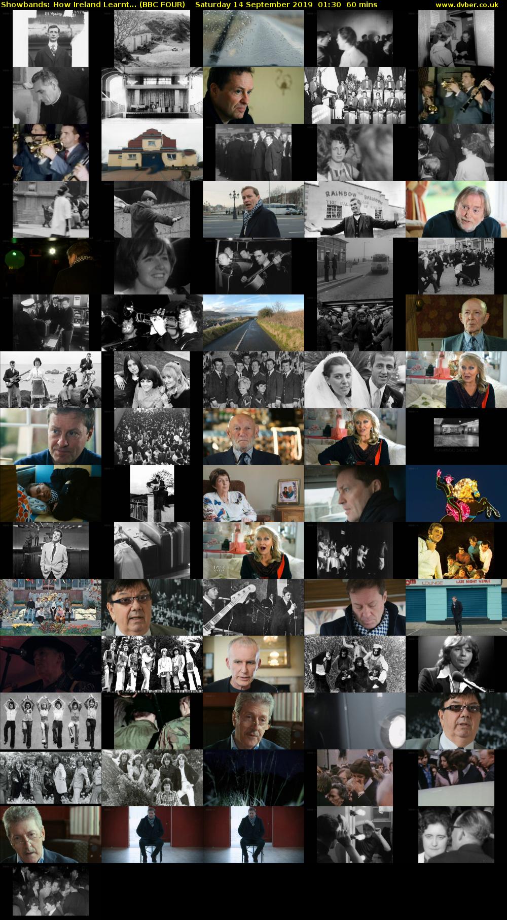 Showbands: How Ireland Learnt... (BBC FOUR) Saturday 14 September 2019 01:30 - 02:30