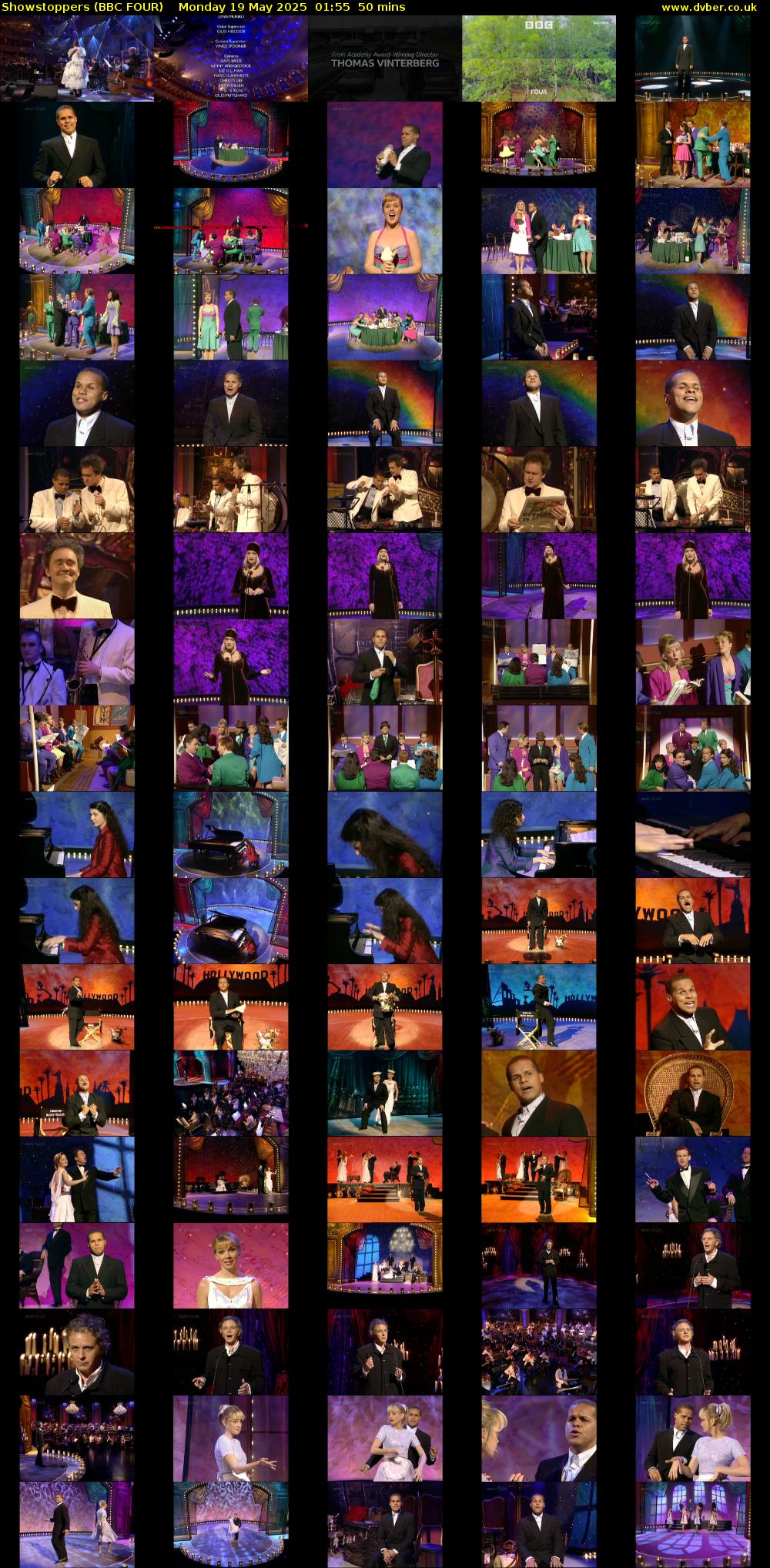 Showstoppers (BBC FOUR) Monday 19 May 2025 01:55 - 02:45