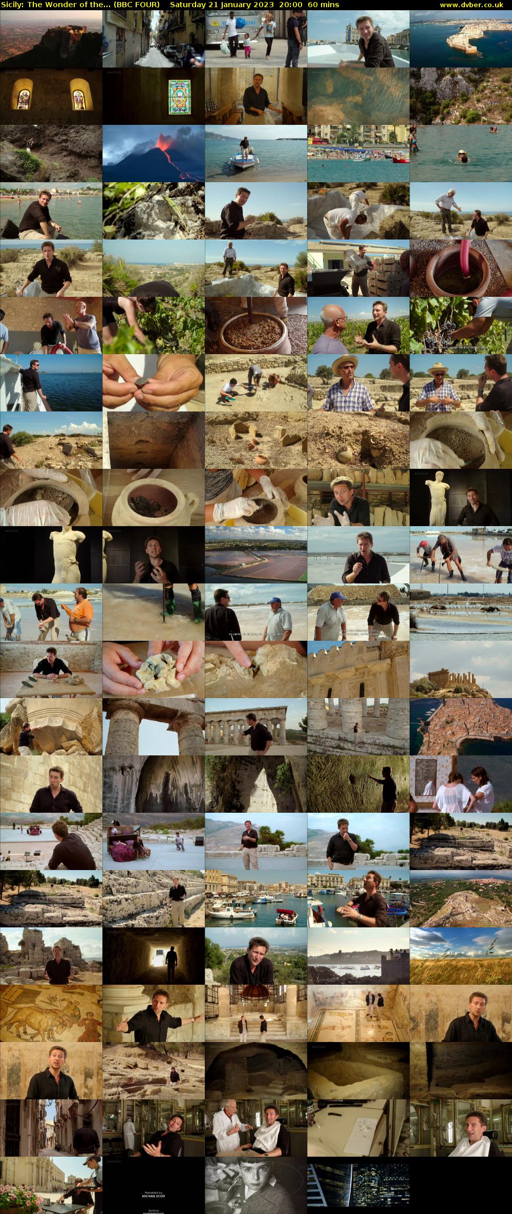 Sicily: The Wonder of the... (BBC FOUR) Saturday 21 January 2023 20:00 - 21:00