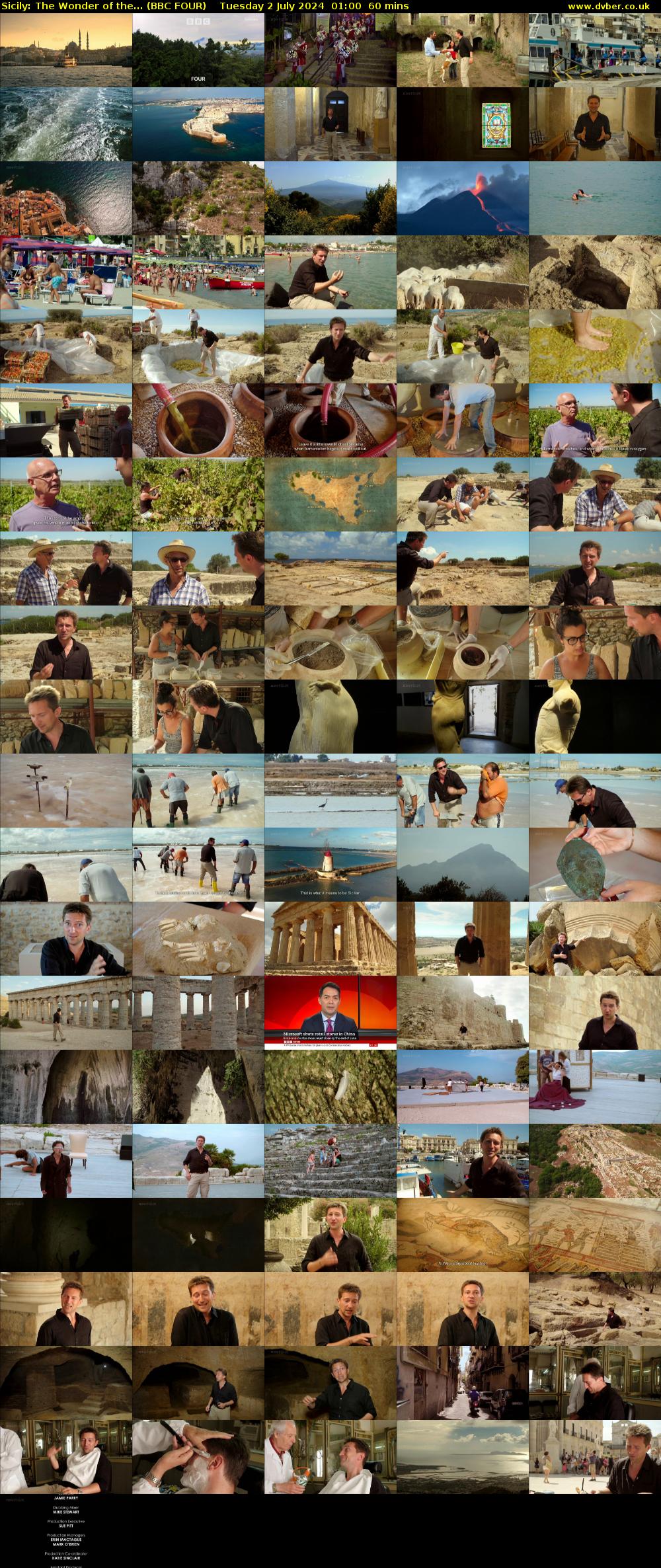 Sicily: The Wonder of the... (BBC FOUR) Tuesday 2 July 2024 01:00 - 02:00