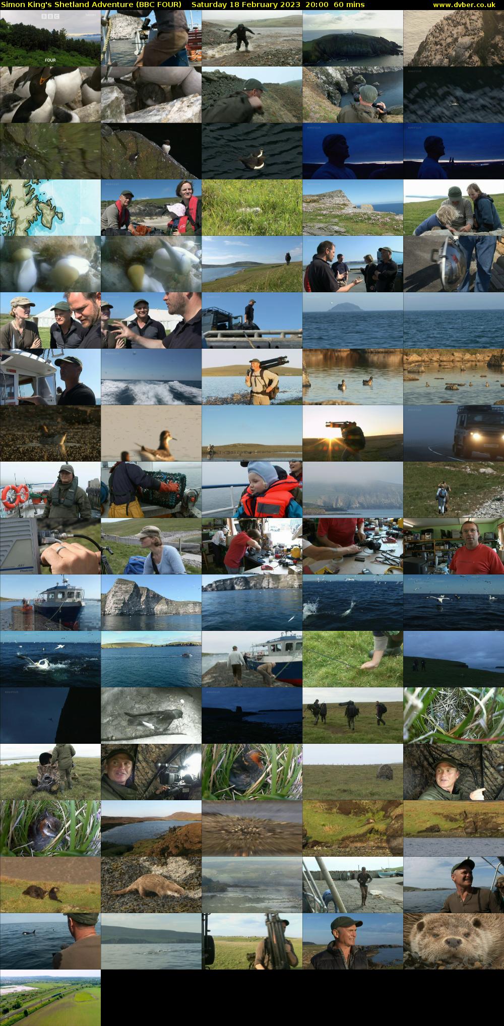 Simon King's Shetland Adventure (BBC FOUR) Saturday 18 February 2023 20:00 - 21:00