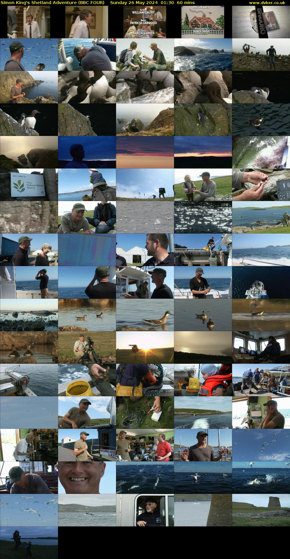 Simon King's Shetland Adventure (BBC FOUR) Sunday 26 May 2024 01:30 - 02:30