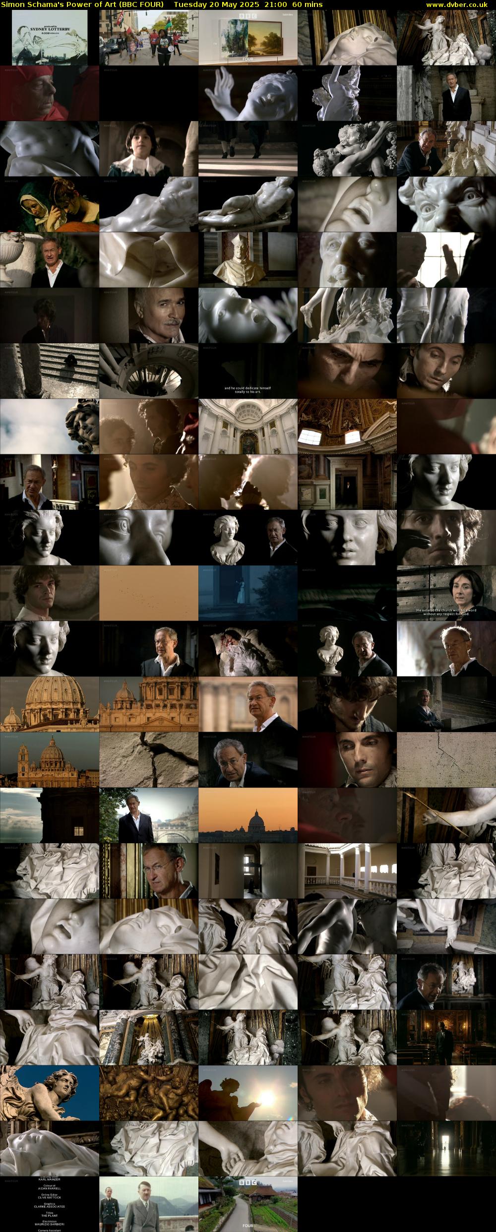 Simon Schama's Power of Art (BBC FOUR) Tuesday 20 May 2025 21:00 - 22:00