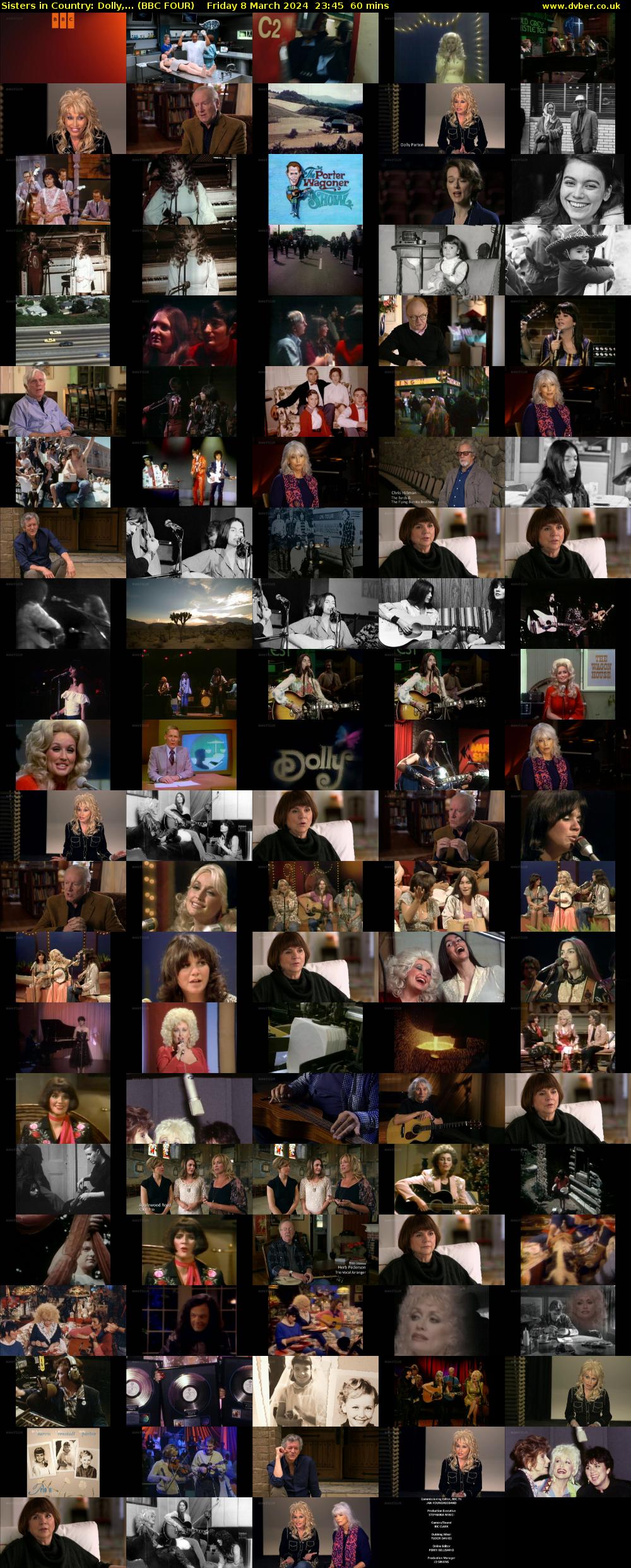 Sisters in Country: Dolly,... (BBC FOUR) Friday 8 March 2024 23:45 - 00:45