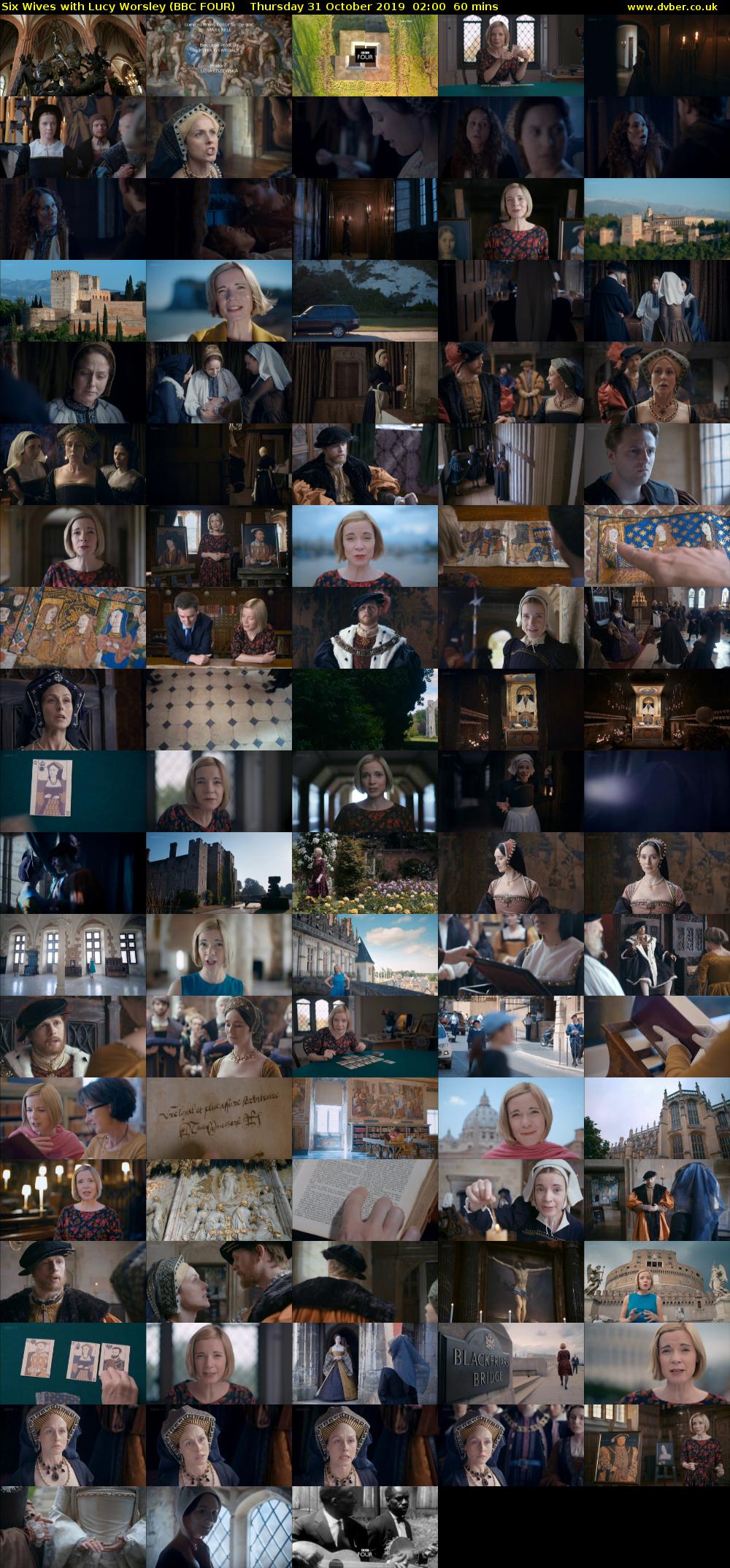 Six Wives with Lucy Worsley (BBC FOUR) Thursday 31 October 2019 02:00 - 03:00