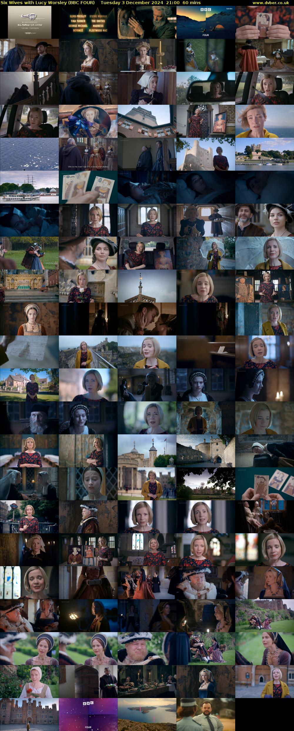 Six Wives with Lucy Worsley (BBC FOUR) Tuesday 3 December 2024 21:00 - 22:00
