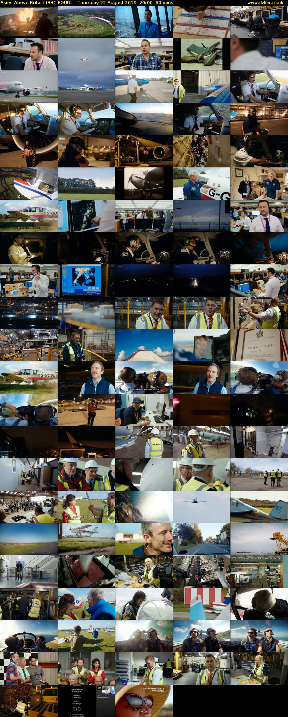 Skies Above Britain (BBC FOUR) Thursday 22 August 2019 20:00 - 21:00