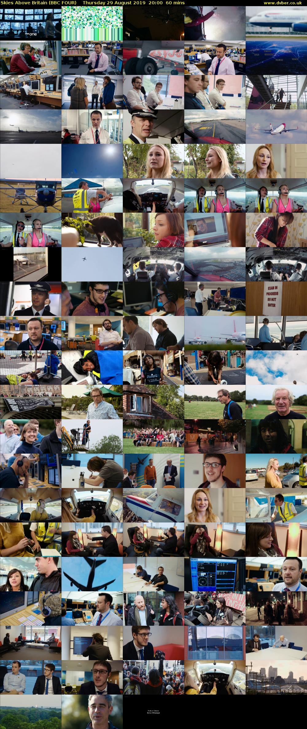 Skies Above Britain (BBC FOUR) Thursday 29 August 2019 20:00 - 21:00