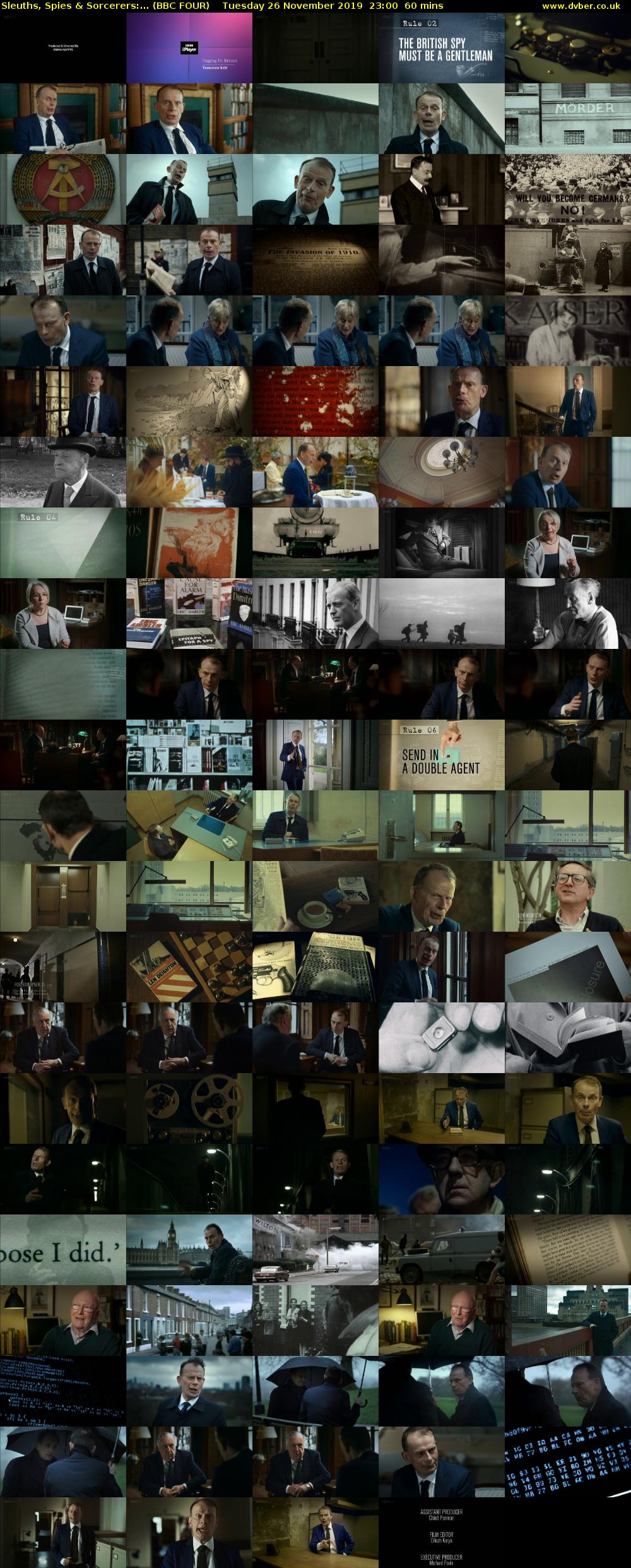 Sleuths, Spies & Sorcerers:... (BBC FOUR) Tuesday 26 November 2019 23:00 - 00:00
