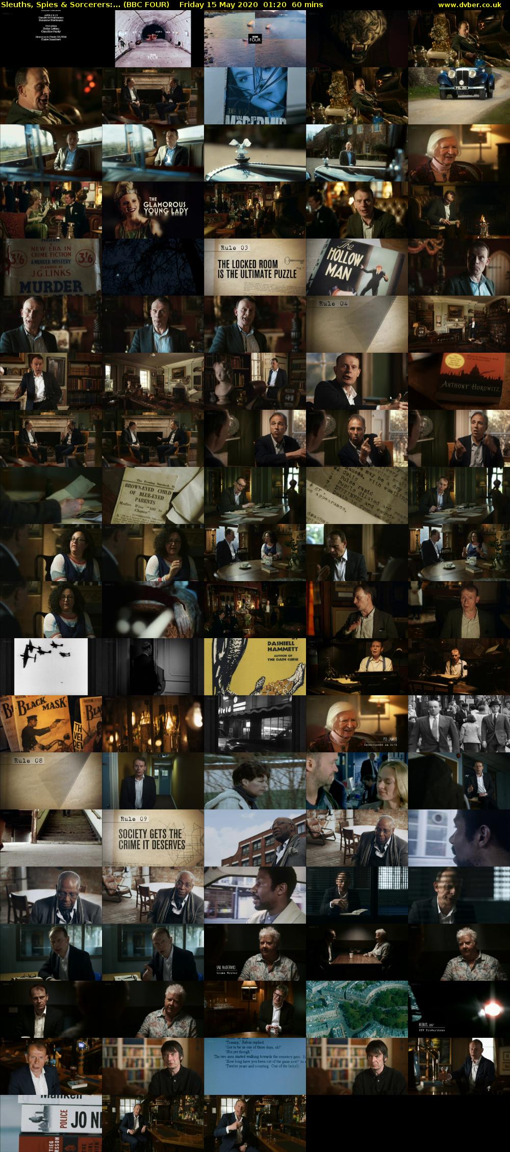 Sleuths, Spies & Sorcerers:... (BBC FOUR) Friday 15 May 2020 01:20 - 02:20