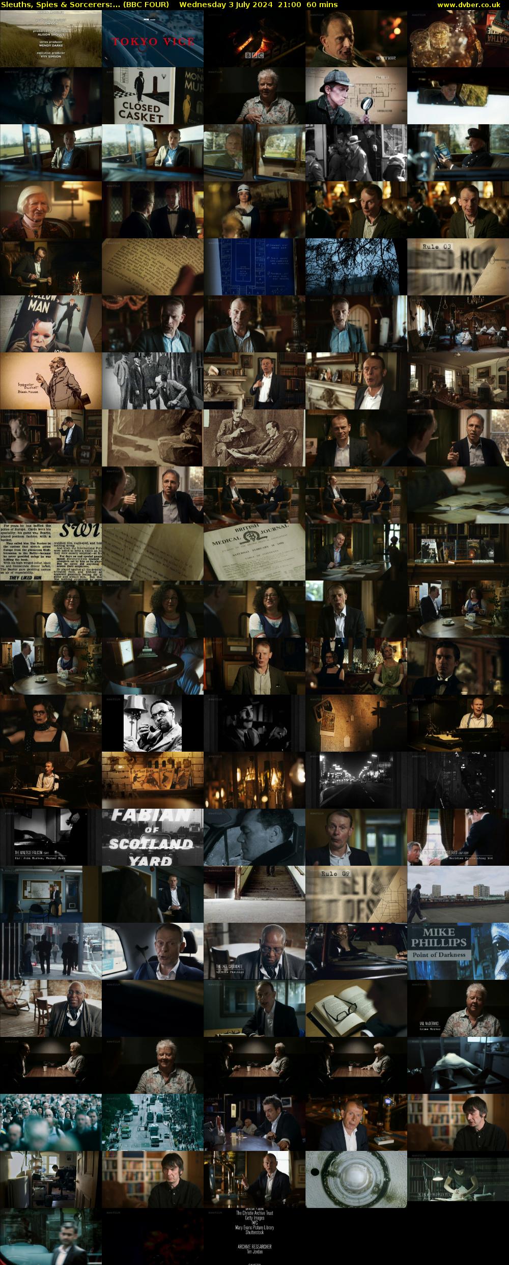 Sleuths, Spies & Sorcerers:... (BBC FOUR) Wednesday 3 July 2024 21:00 - 22:00