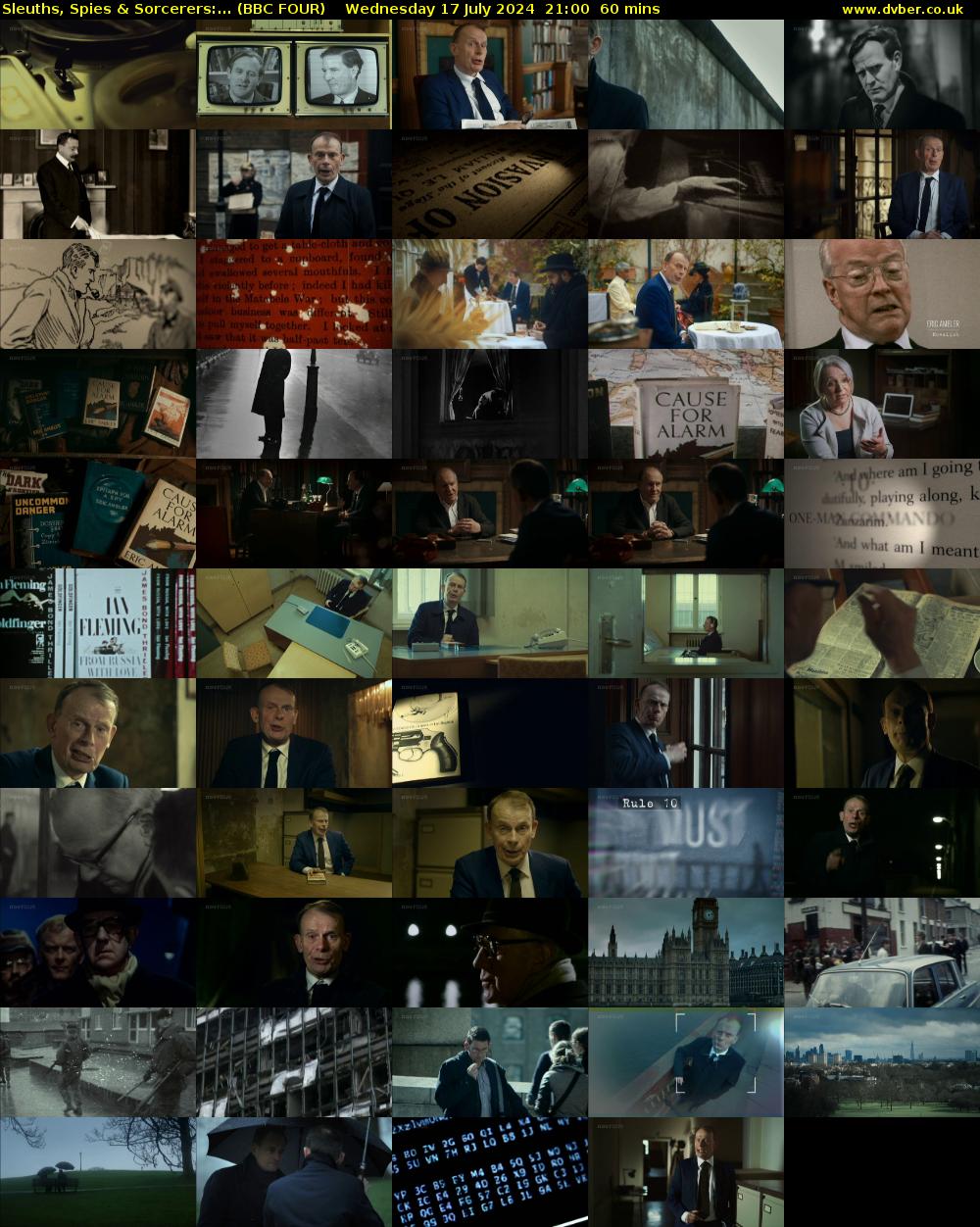 Sleuths, Spies & Sorcerers:... (BBC FOUR) Wednesday 17 July 2024 21:00 - 22:00