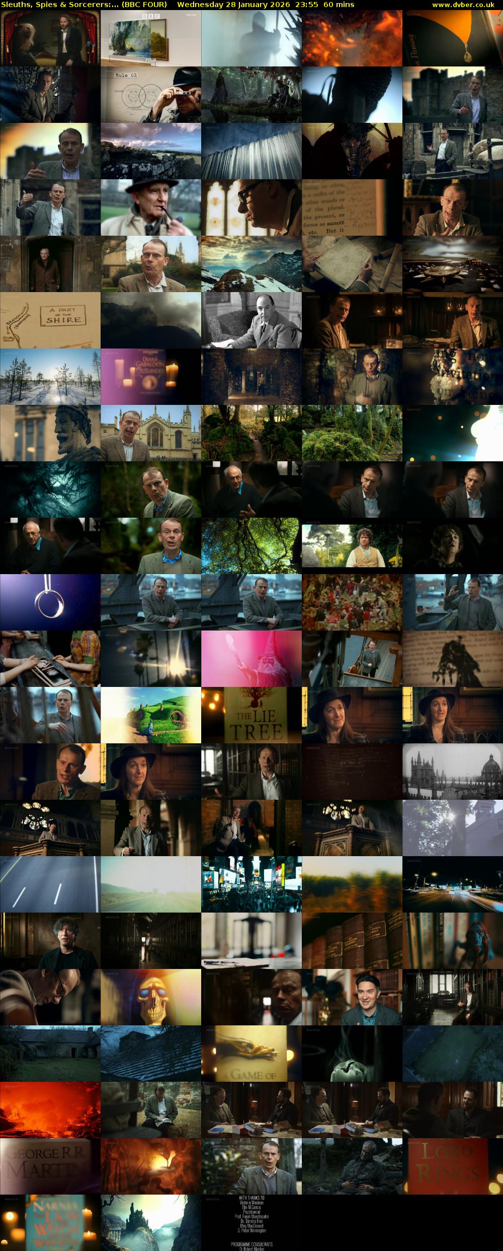 Sleuths, Spies & Sorcerers:... (BBC FOUR) Wednesday 28 January 2026 23:55 - 00:55
