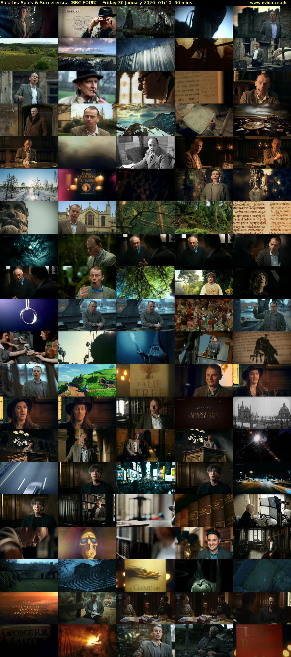 Sleuths, Spies & Sorcerers:... (BBC FOUR) Friday 30 January 2026 01:10 - 02:10