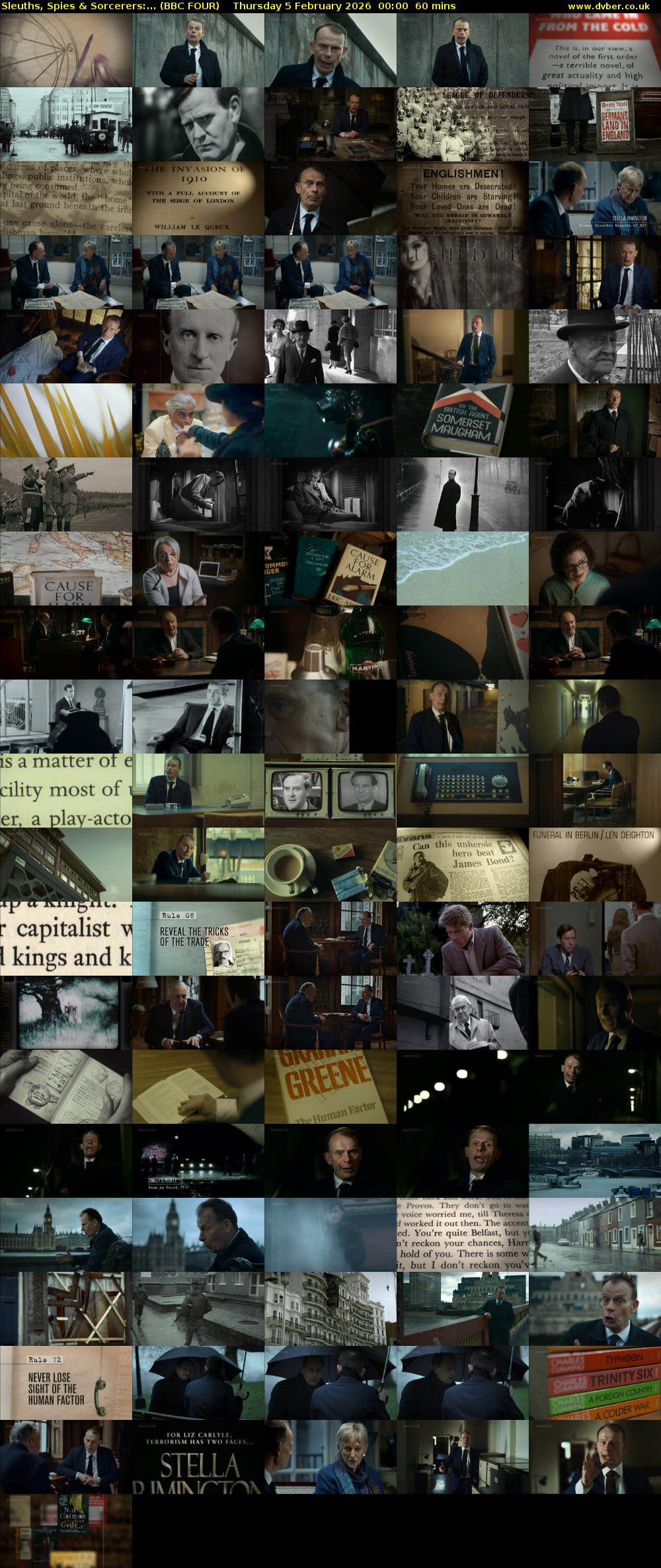 Sleuths, Spies & Sorcerers:... (BBC FOUR) Thursday 5 February 2026 00:00 - 01:00